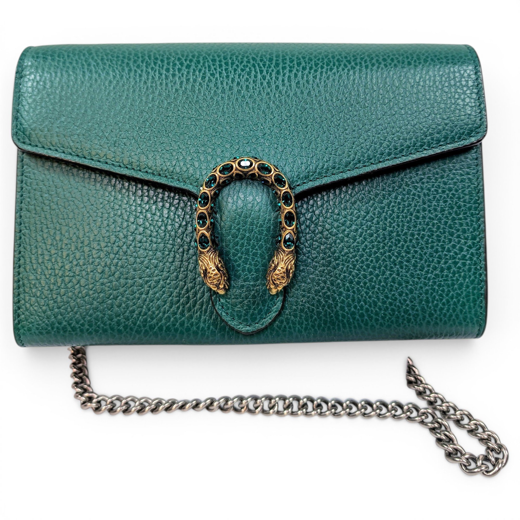 Gucci Dionysus Long Chain Wallet leather crossbody bag