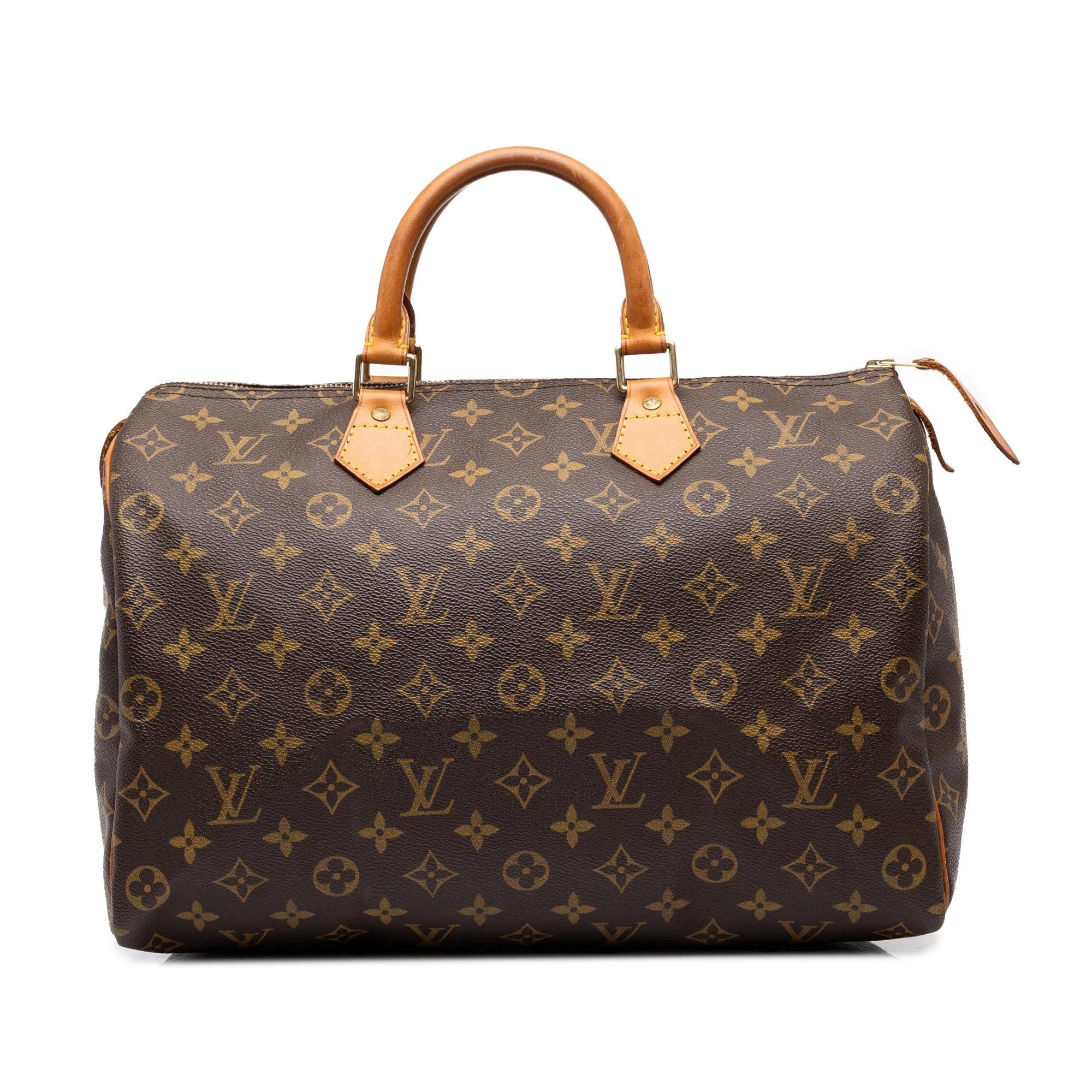 Speedy leather bag
