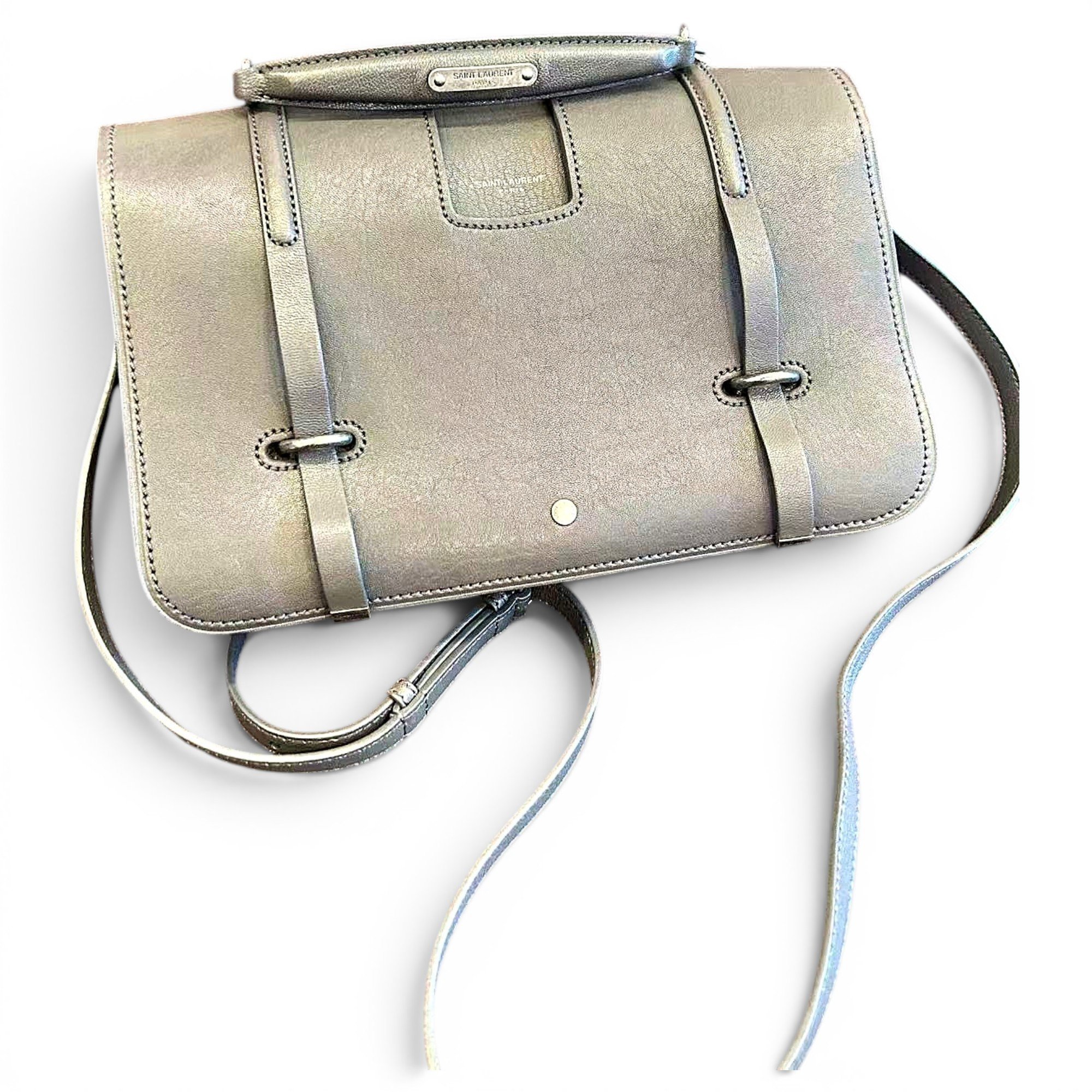 Leather satchel