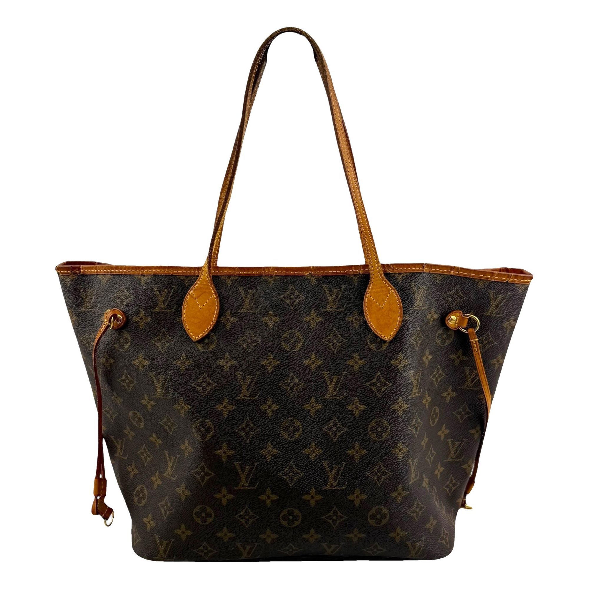 Louis Vuitton Neverfull leather handbag