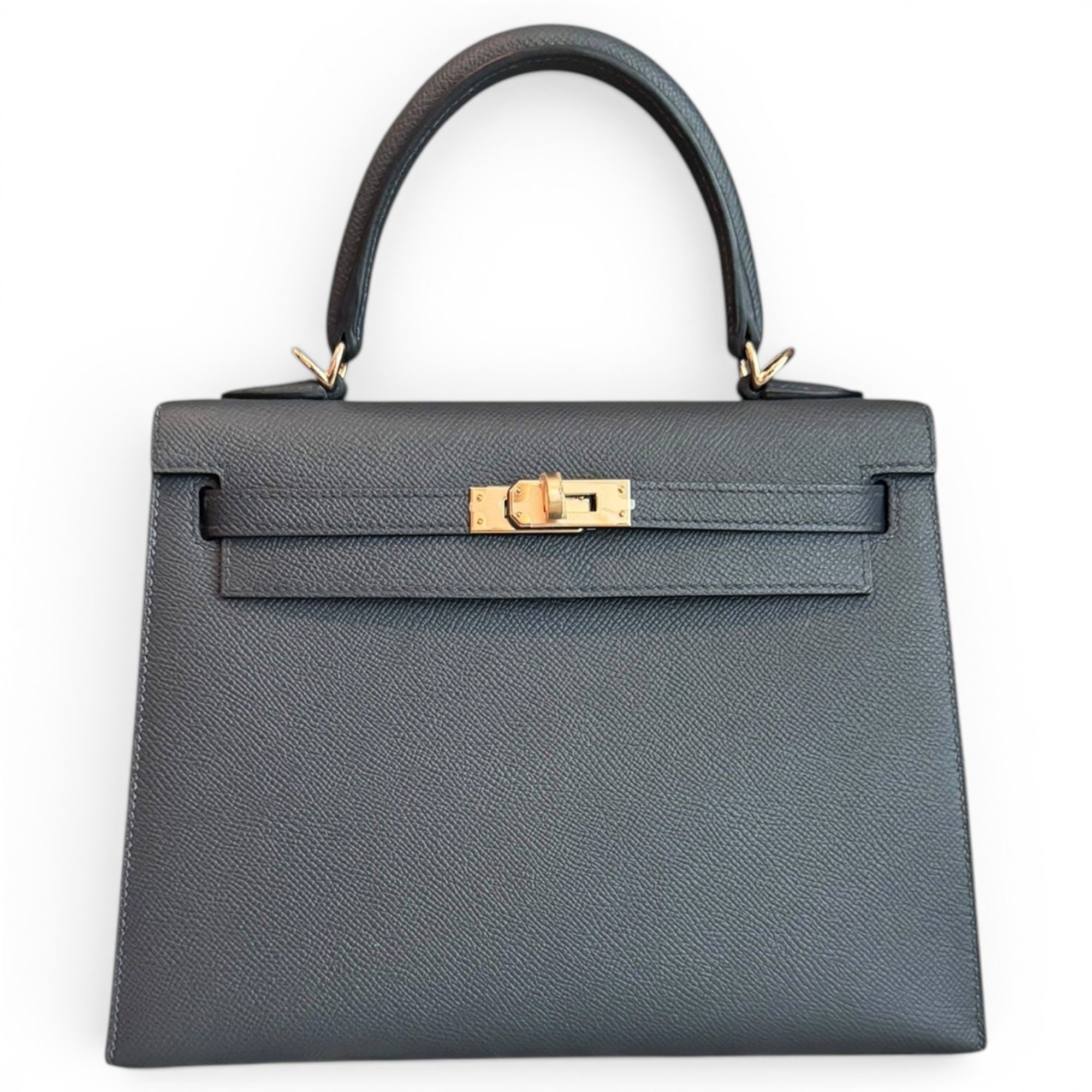 Kelly 25 leather handbag