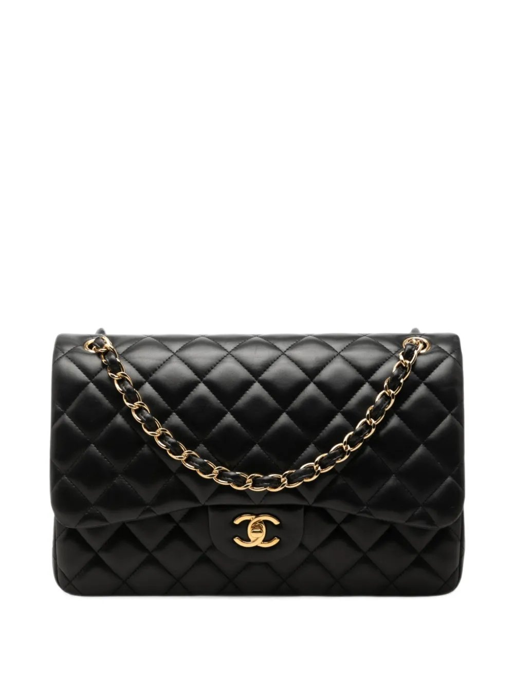2011 Jumbo Classic Lambskin Double Flap shoulder bag