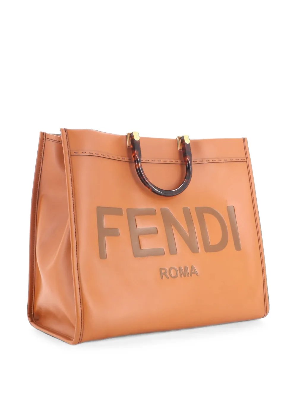 Sunshine Shopper Leather Large tote bag