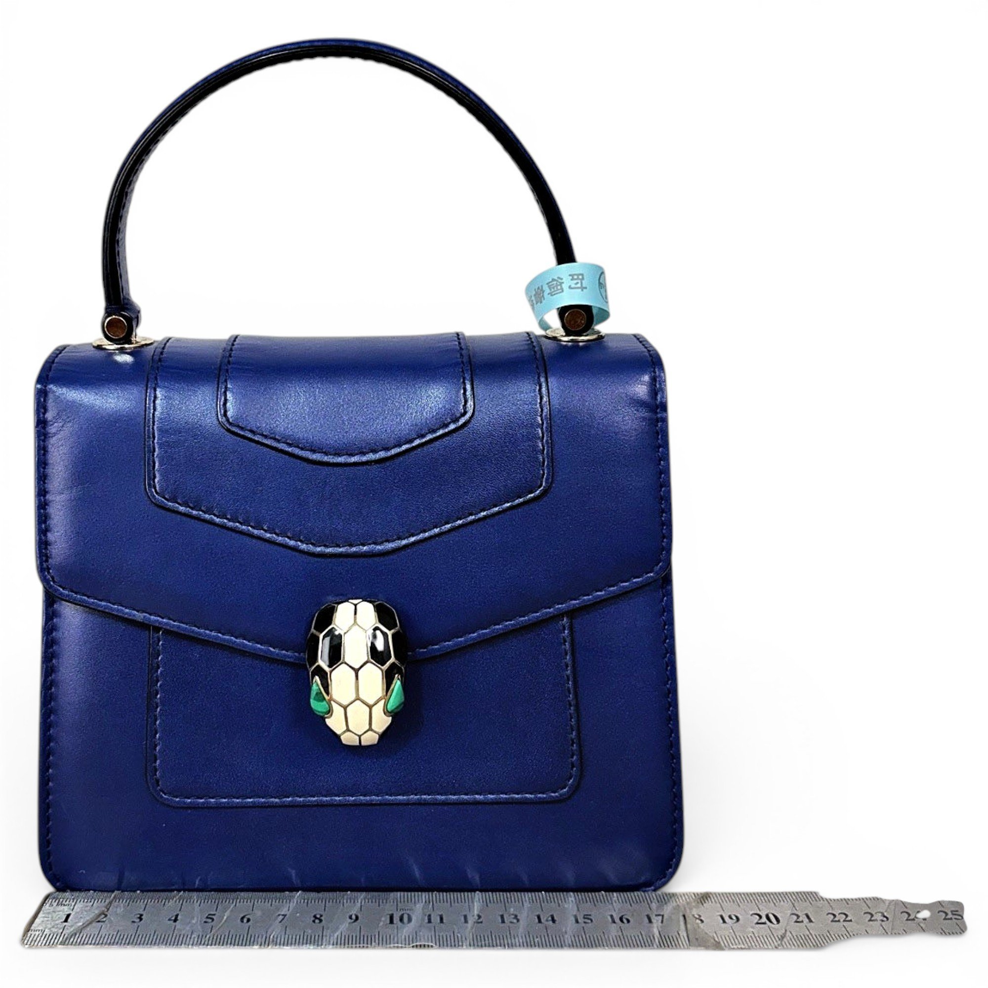 Bvlgari Serpenti leather handbag