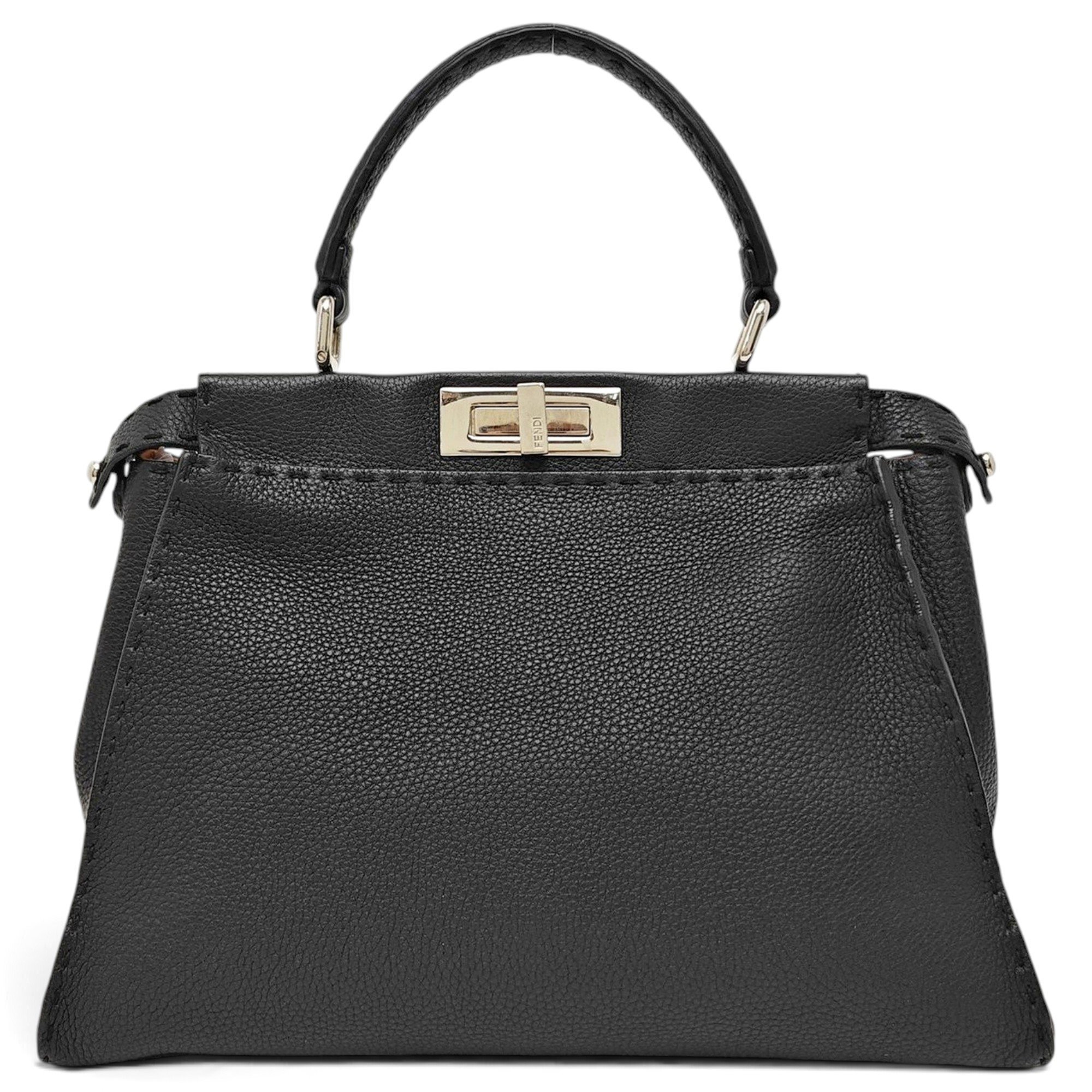 Peekaboo leather handbag