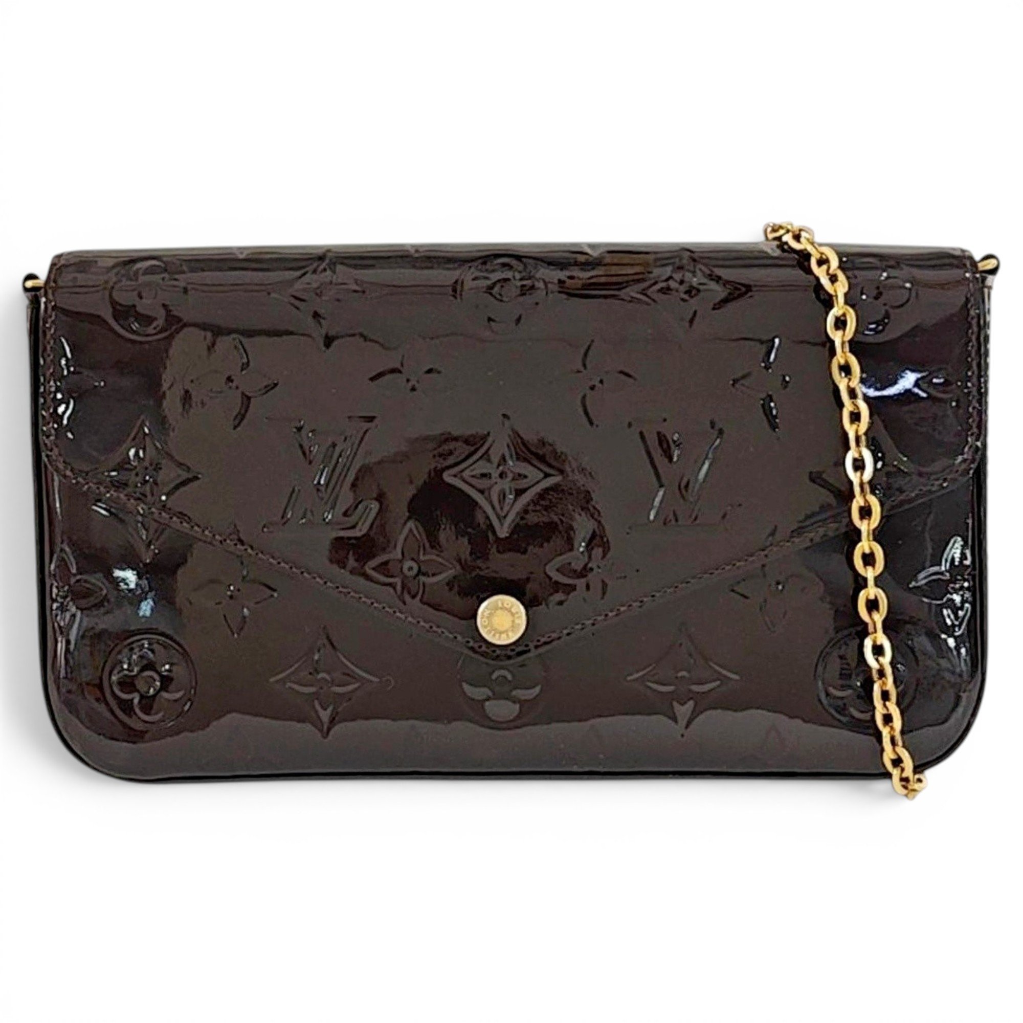 Félicie patent leather handbag