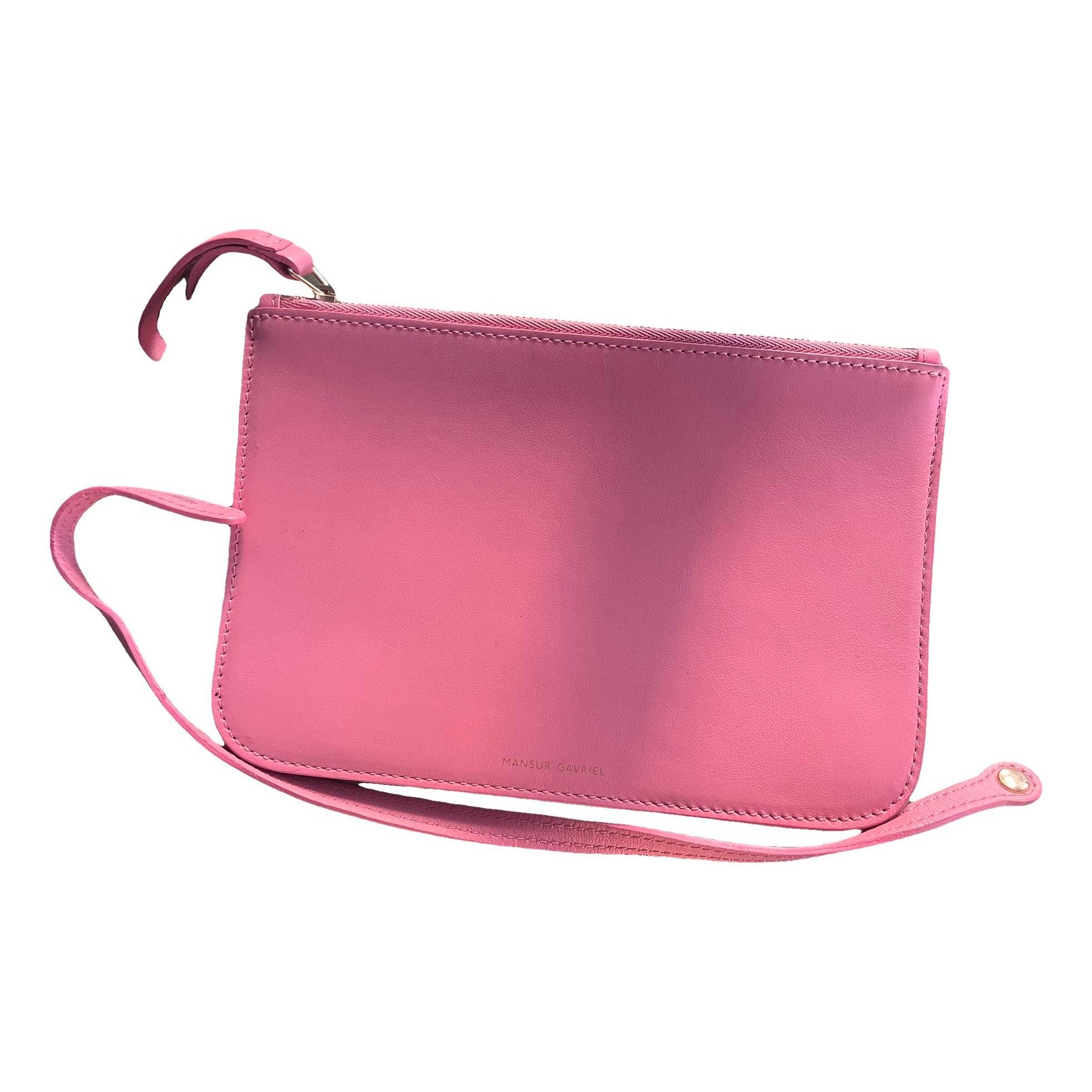 Mansur Gavriel Vegan leather clutch bag