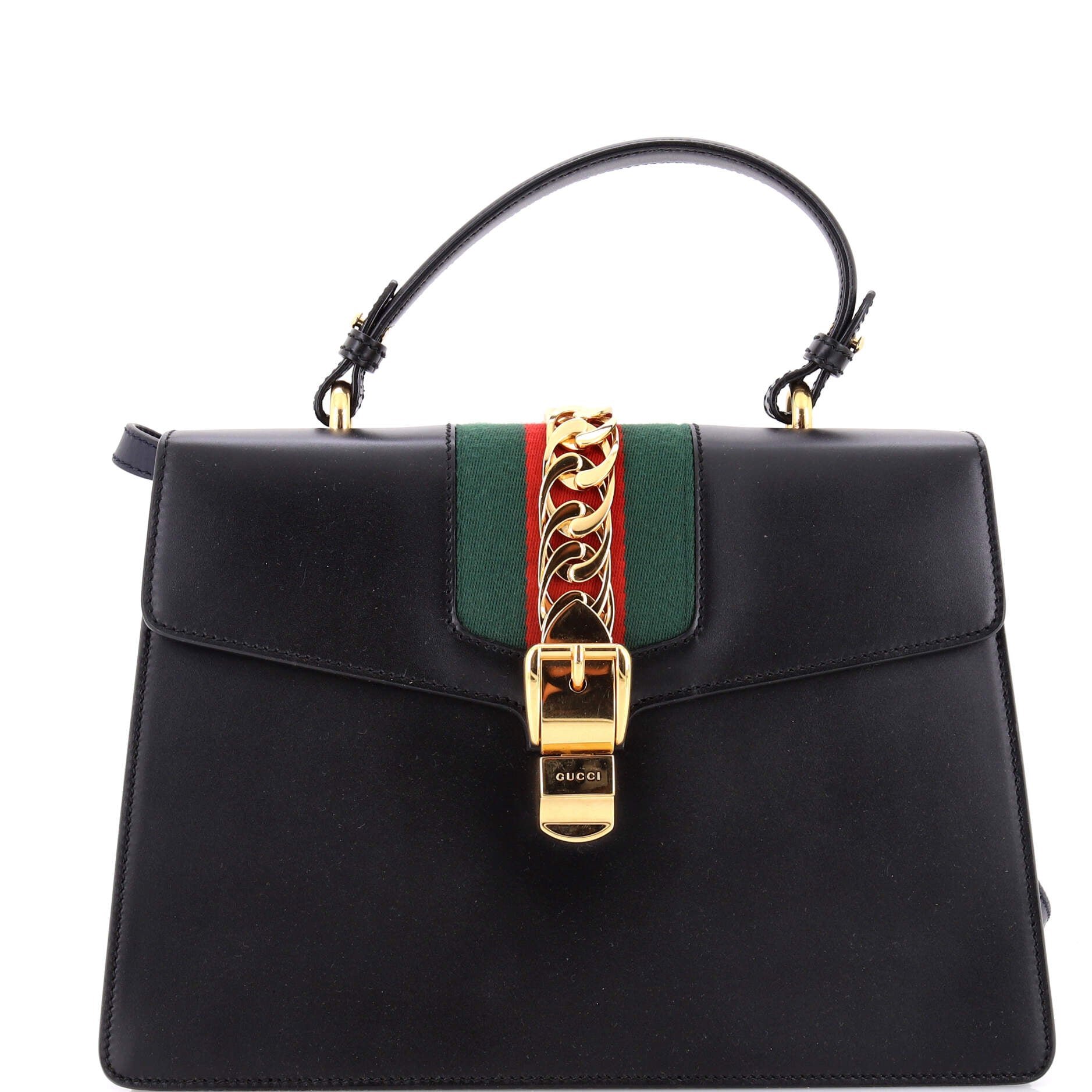 Sylvie Top Handle Bag Leather Medium