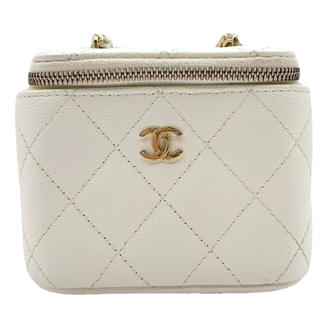 Trendy CC Vanity leather handbag