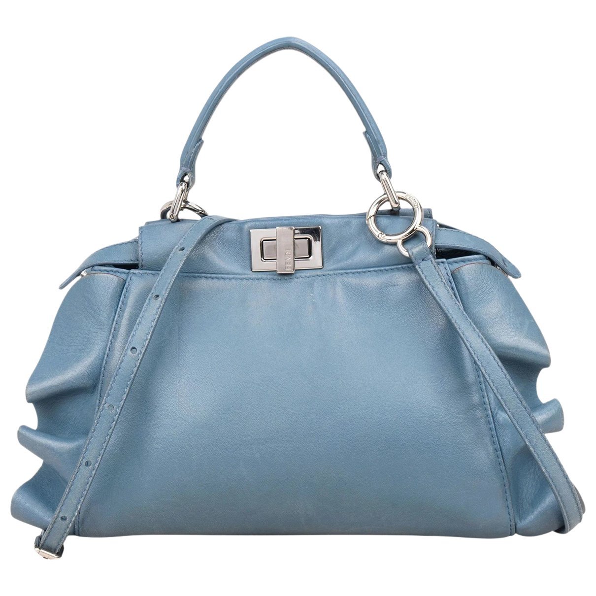 Peekaboo leather handbag