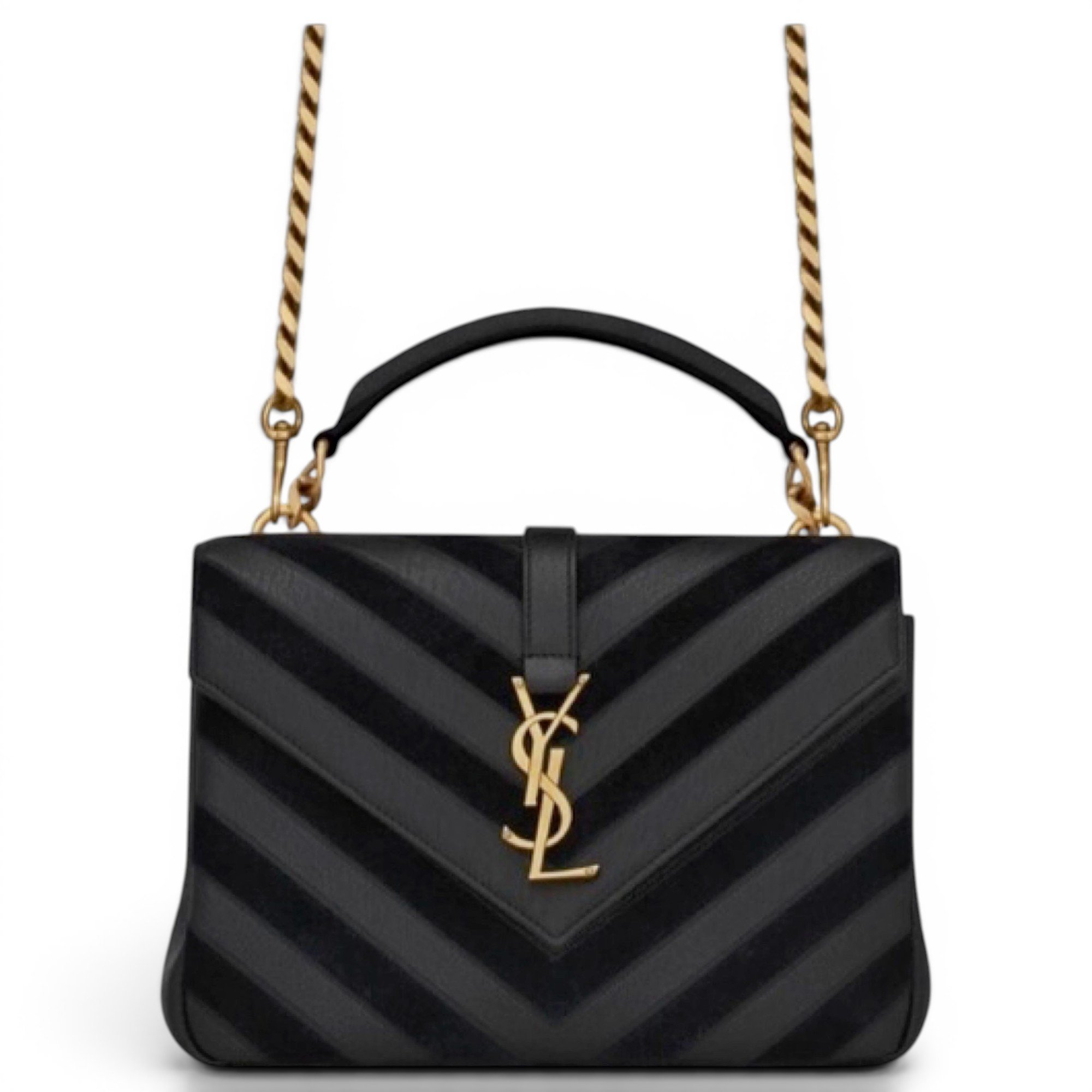 Saint Laurent Collége monogramme leather handbag