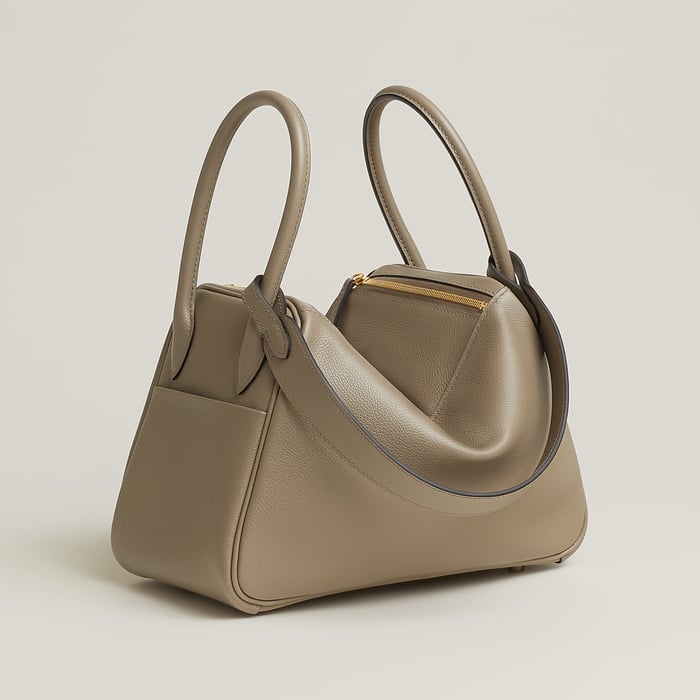 Beige Marfa Lindy 26 Bag