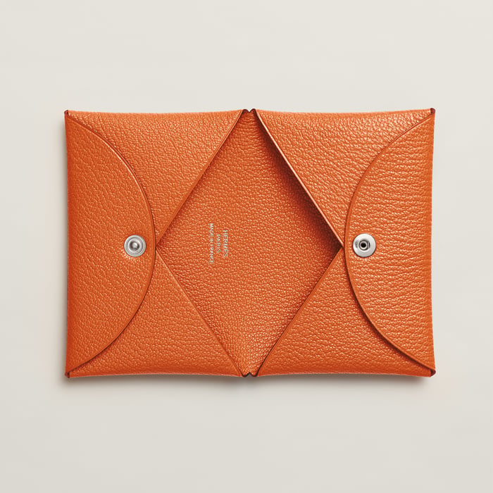Orange Calvi Card Holder
