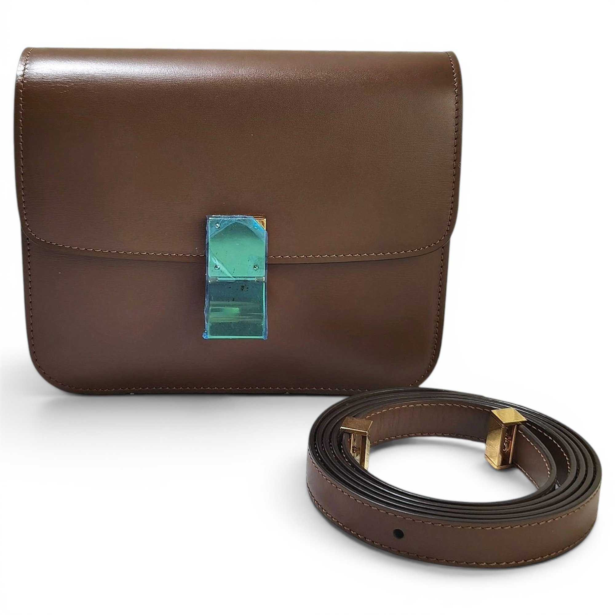 Classic leather crossbody bag