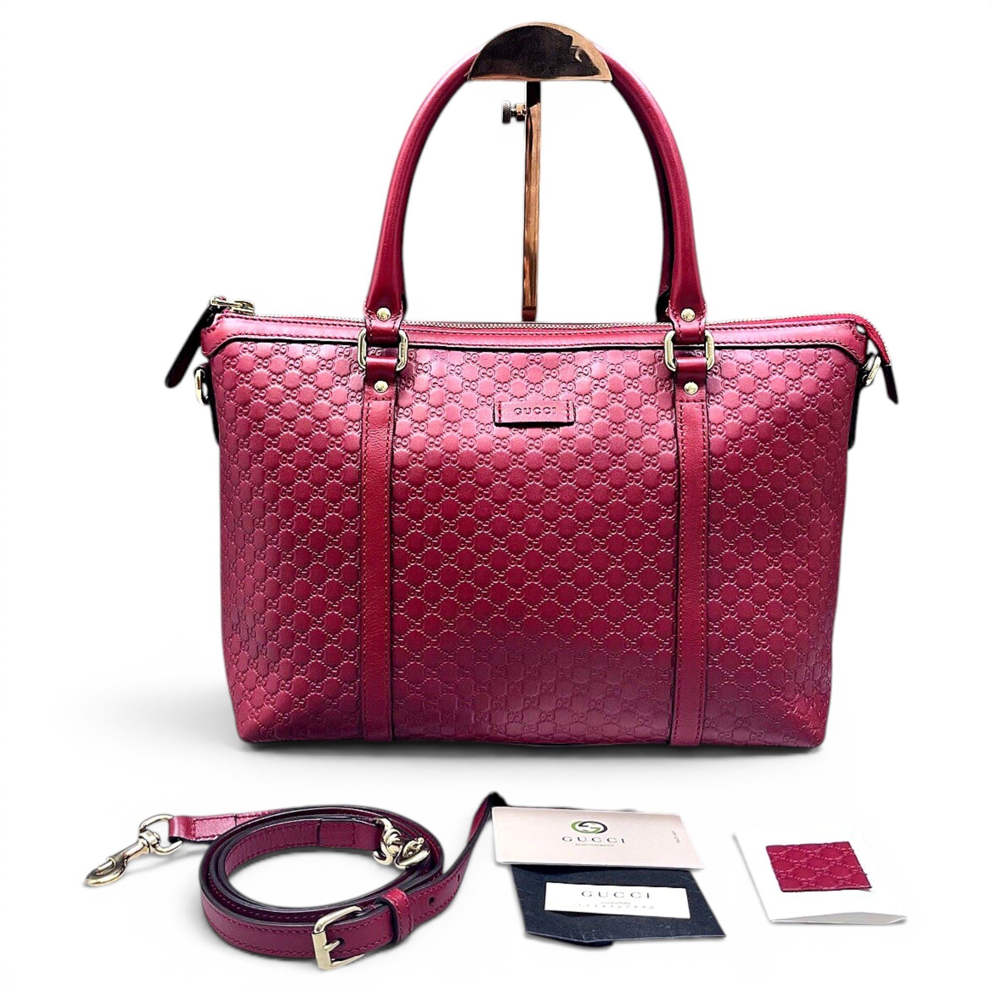 Leather handbag
