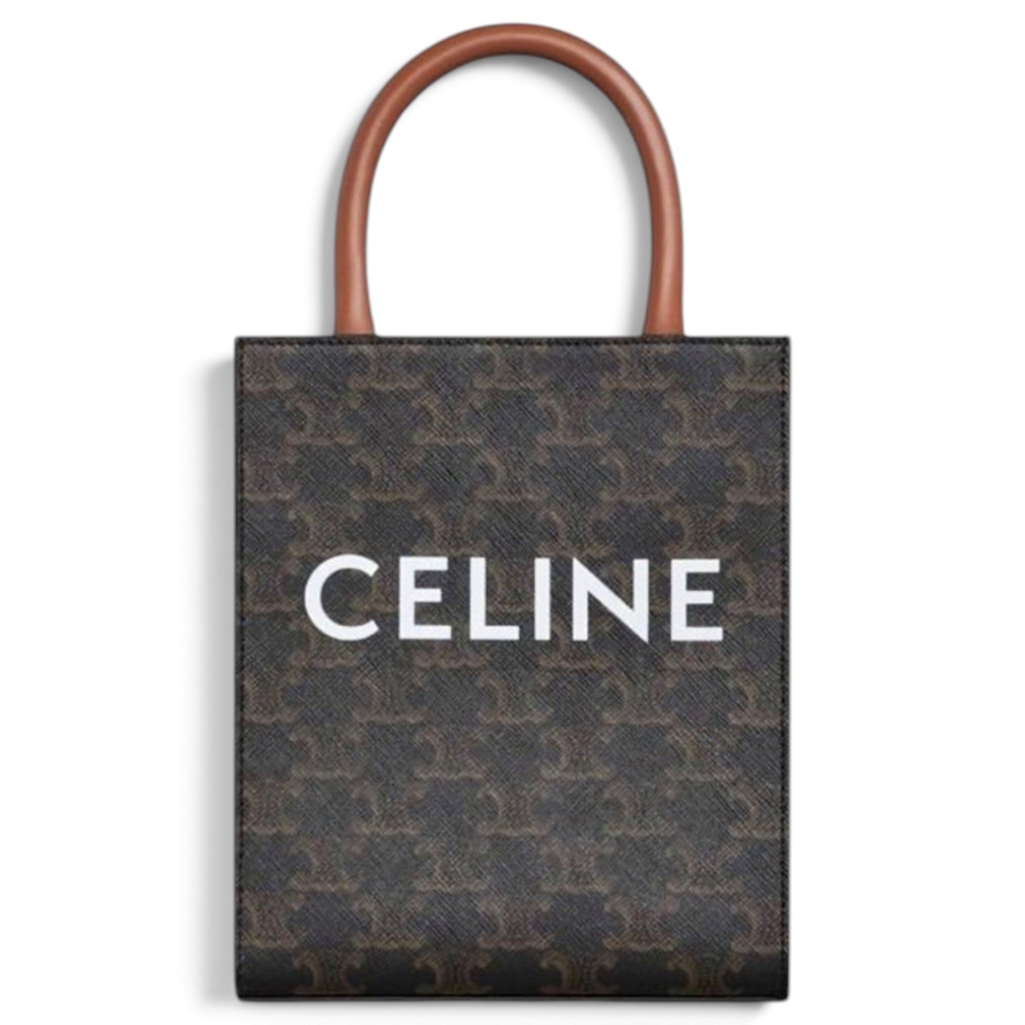 Cabas Vertical leather tote