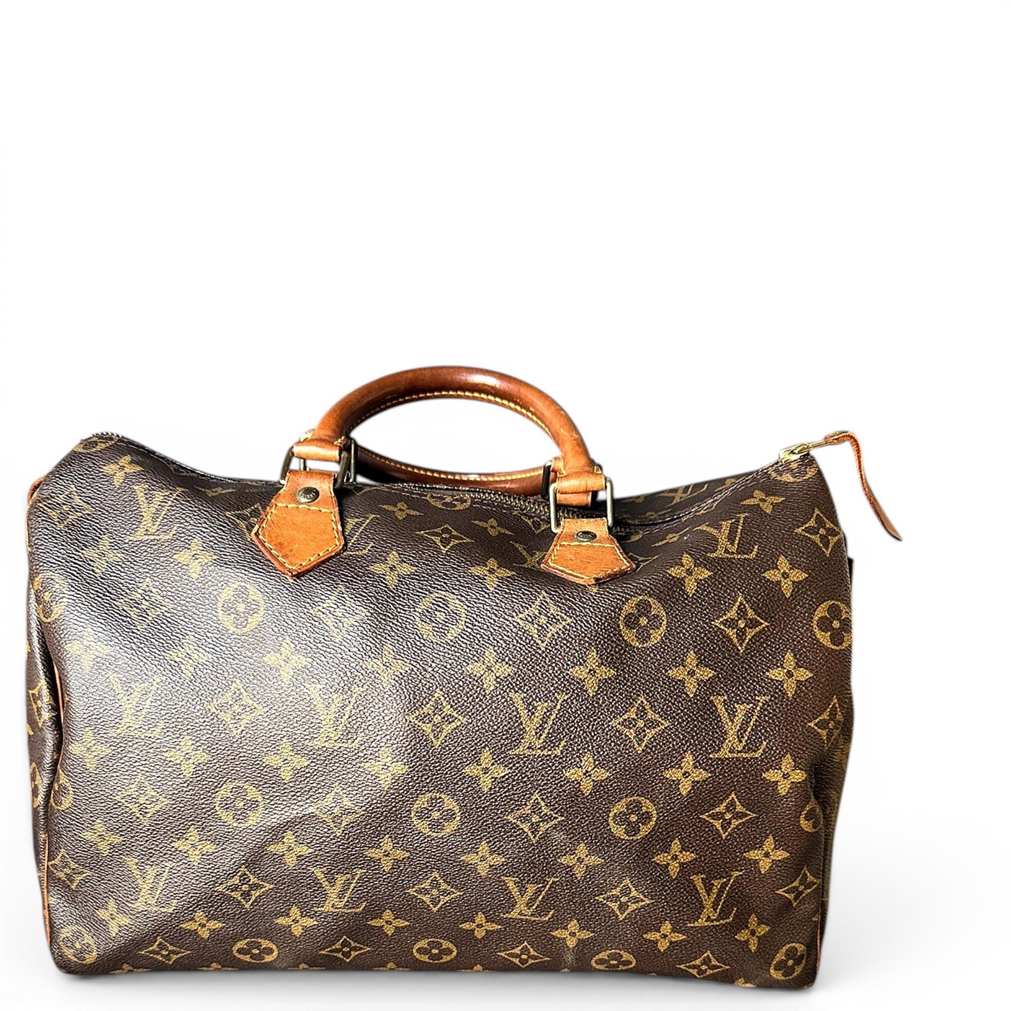 Speedy leather handbag