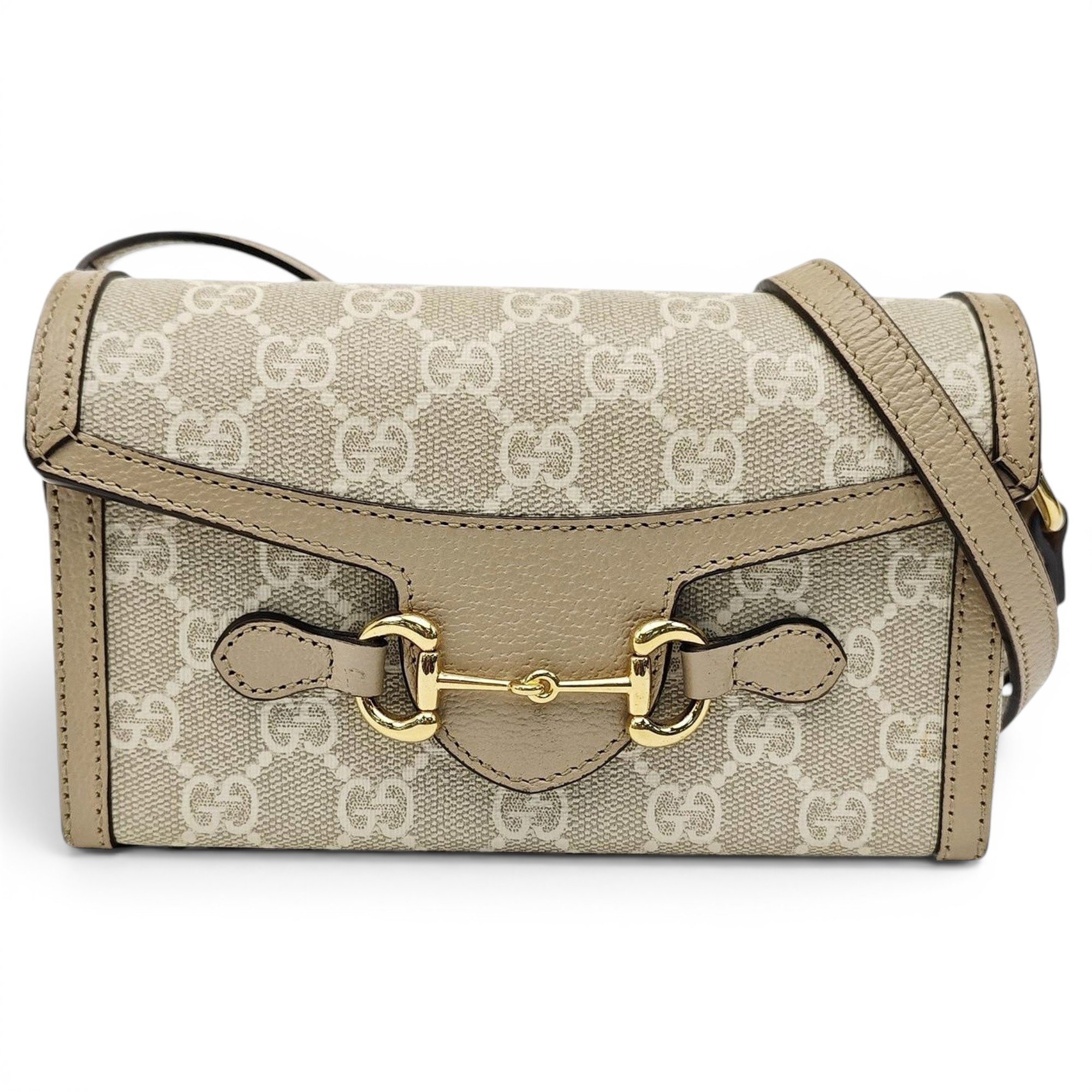 Handle Horsebit 1955 leather handbag
