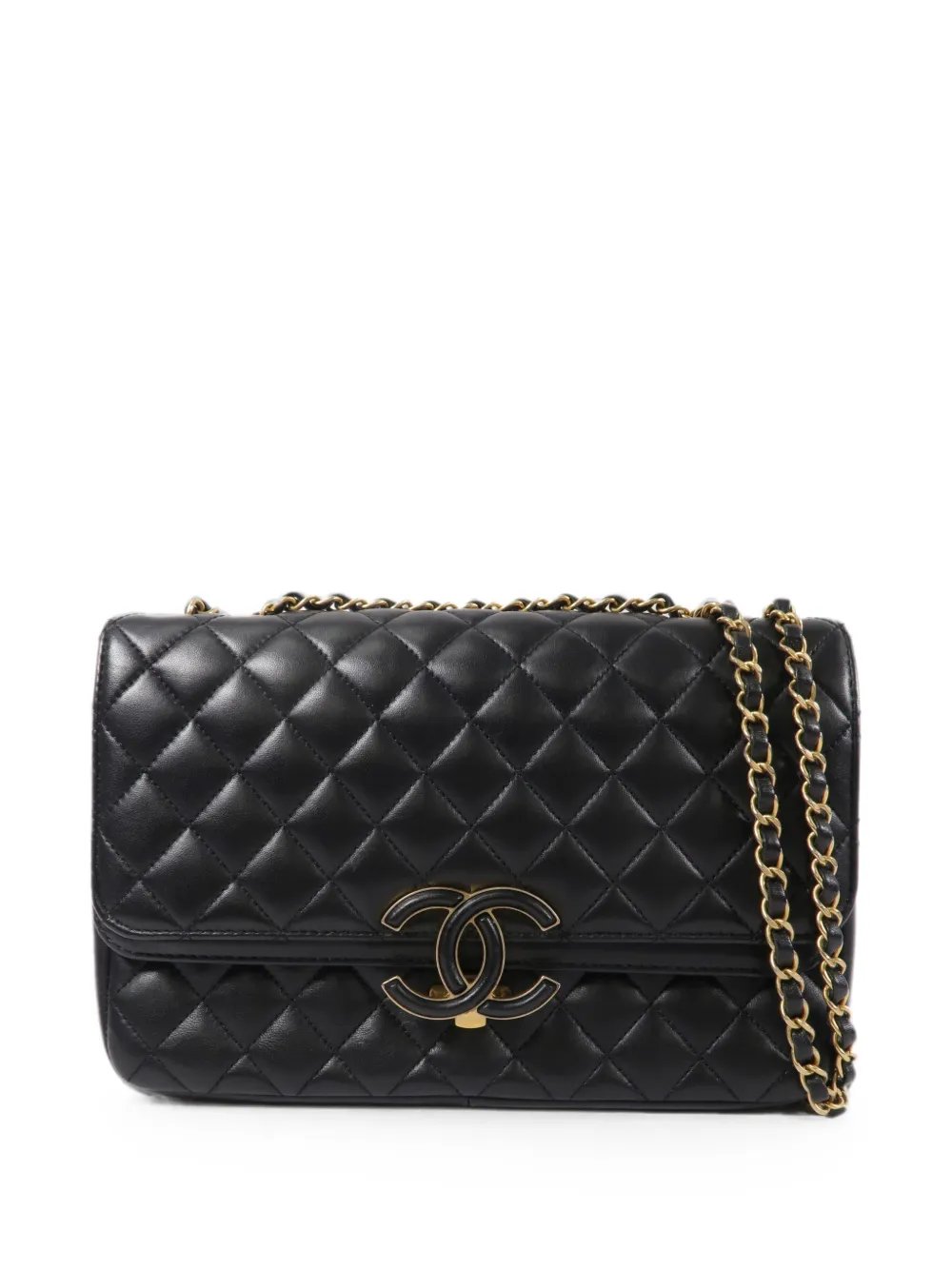CC Logo Flap shoulder bag