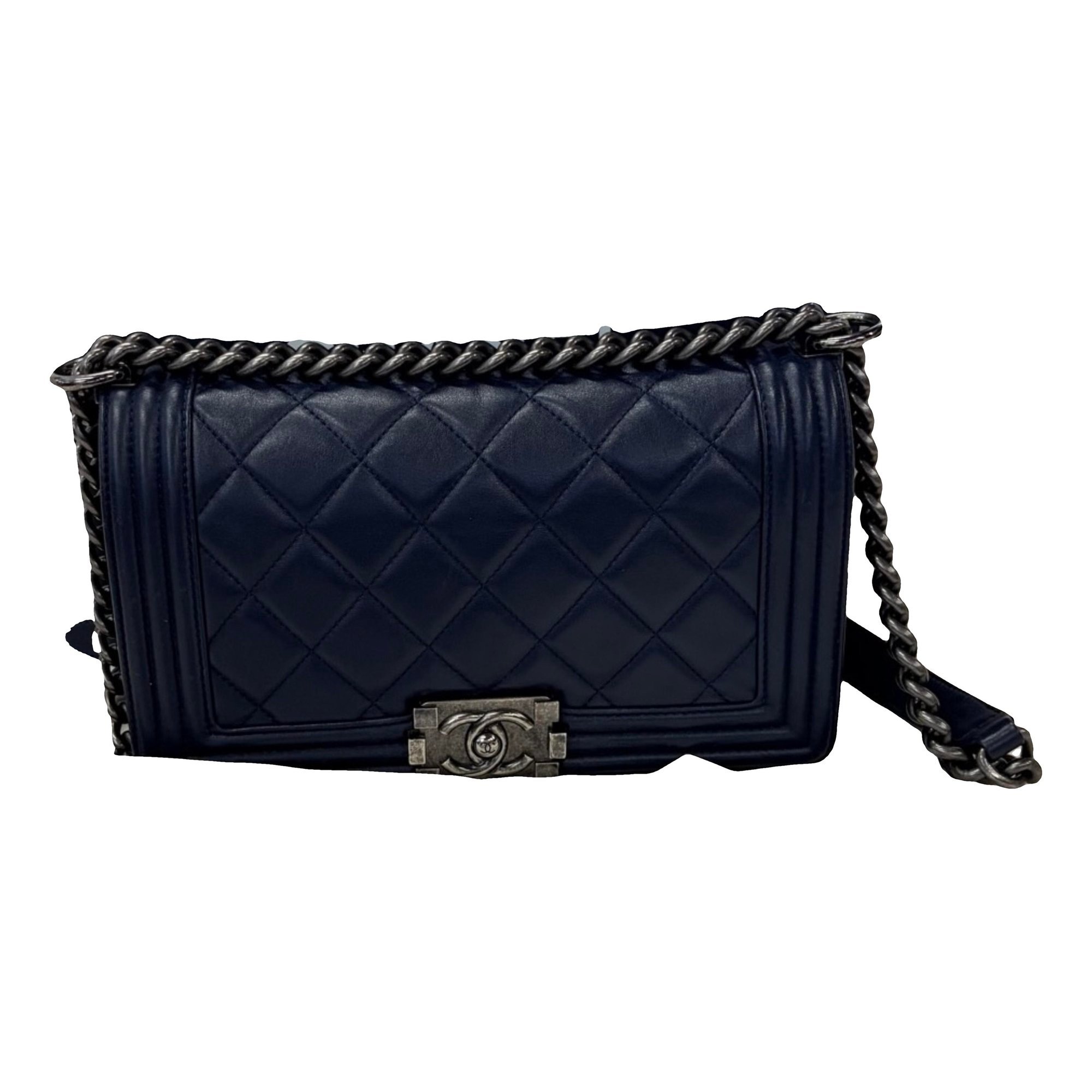 Boy leather crossbody bag