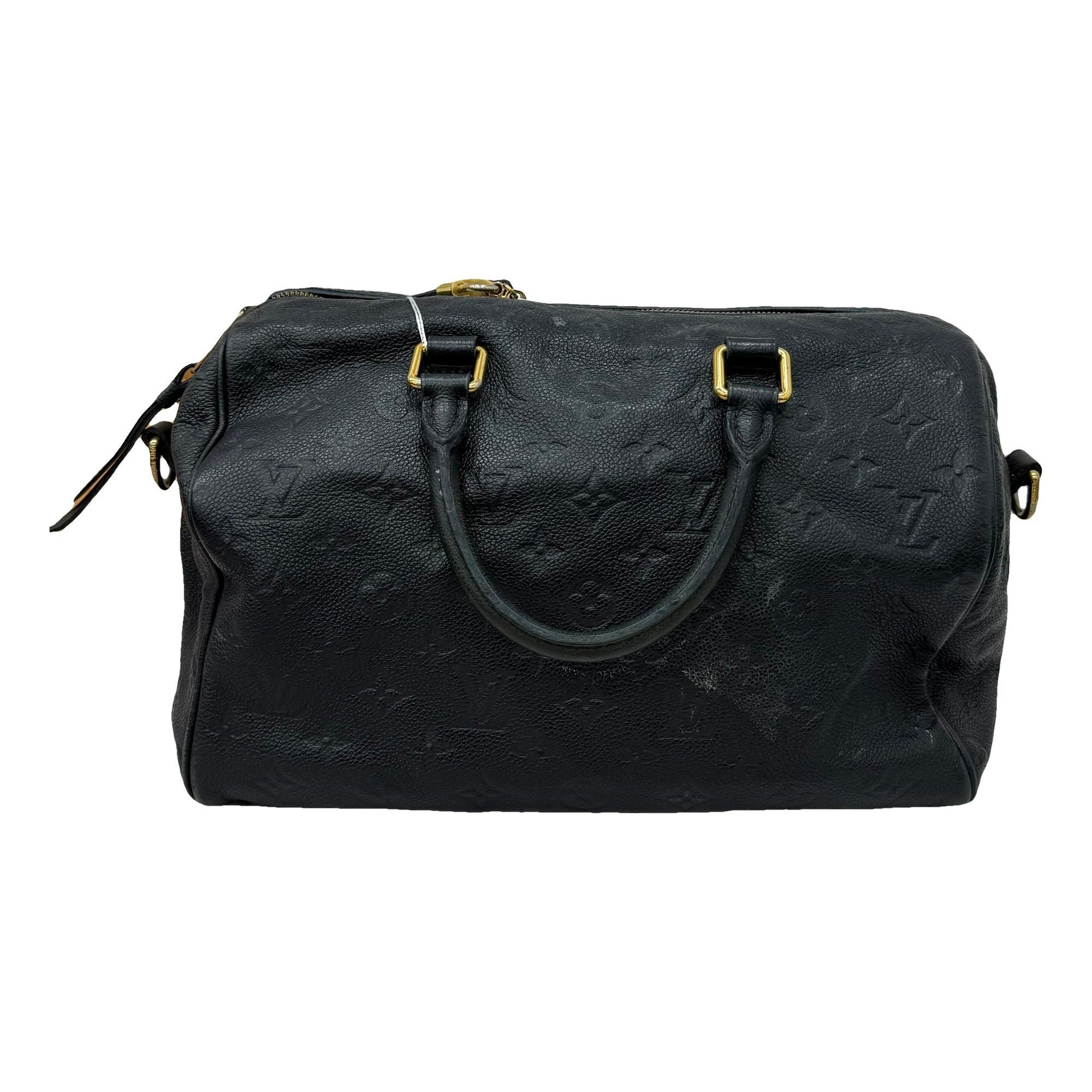 Speedy leather handbag