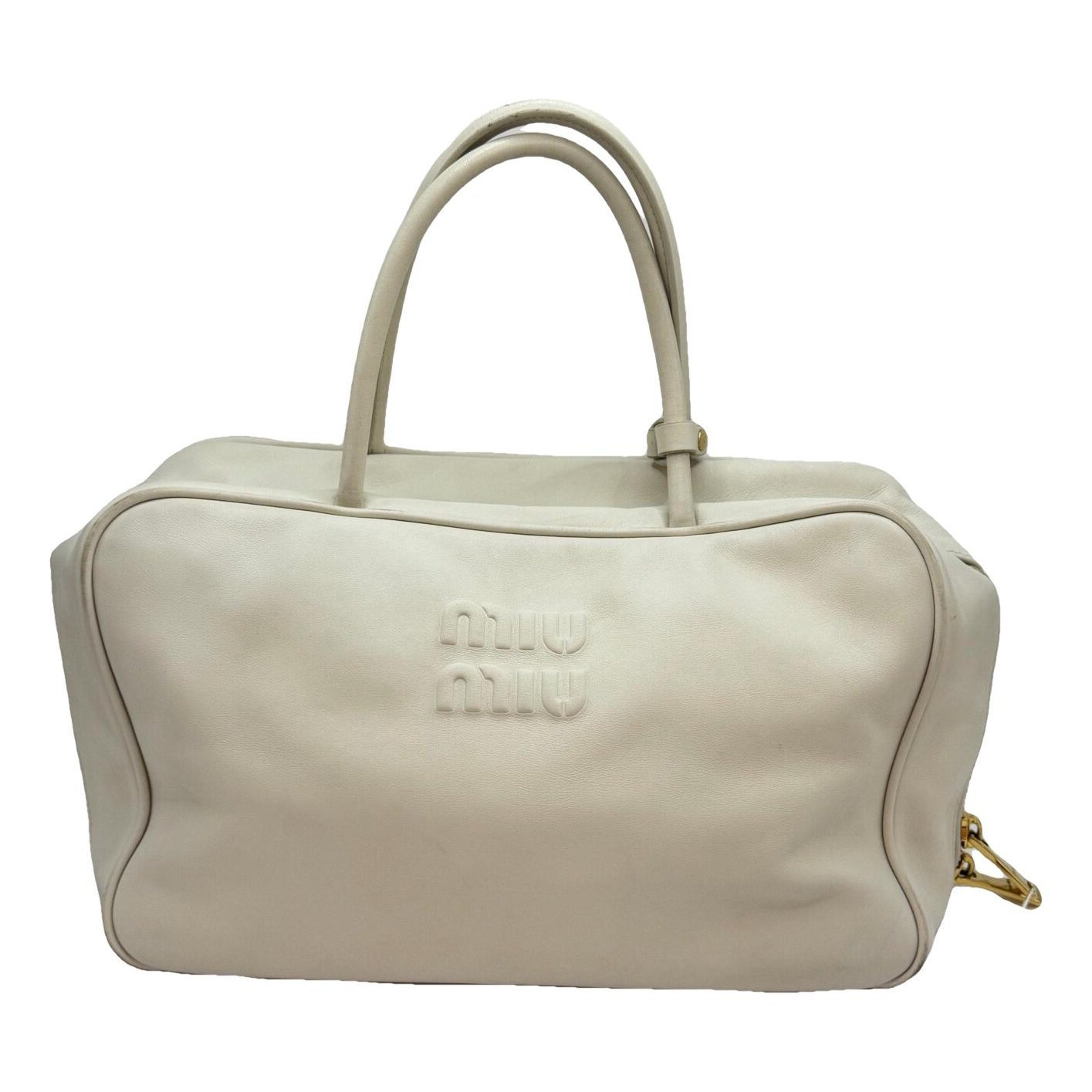 Beau leather handbag