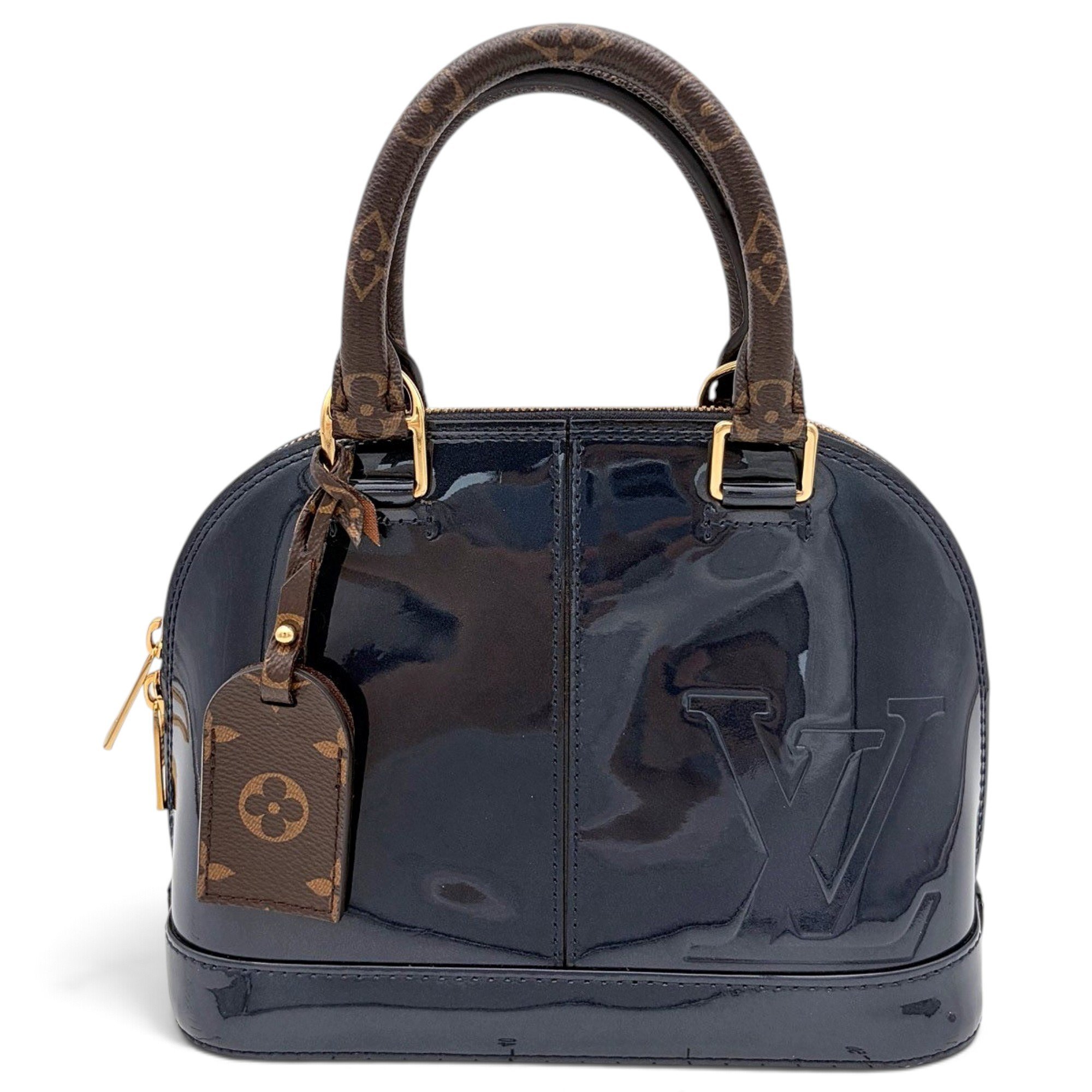 Alma BB patent leather handbag