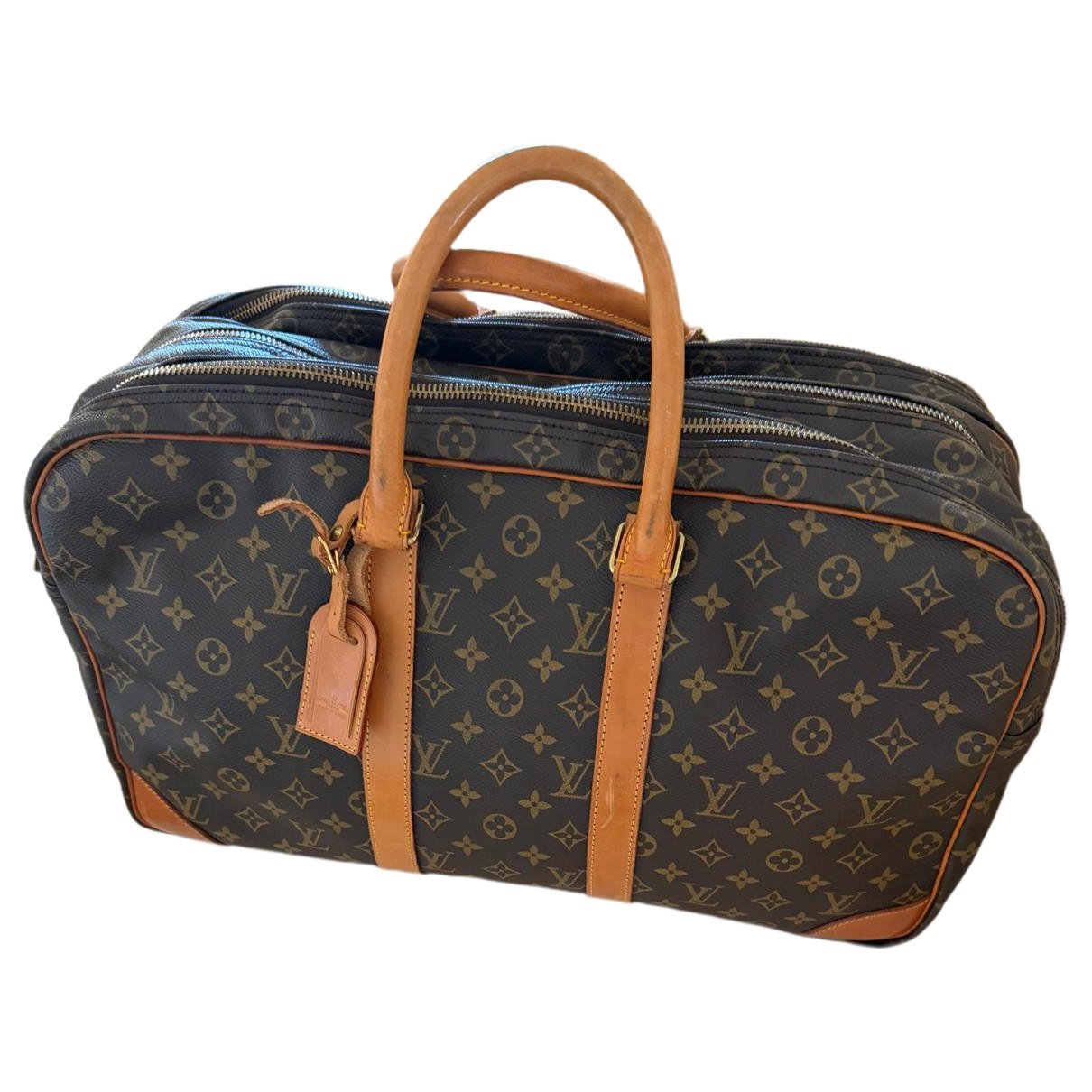 Keepall leather travel bag