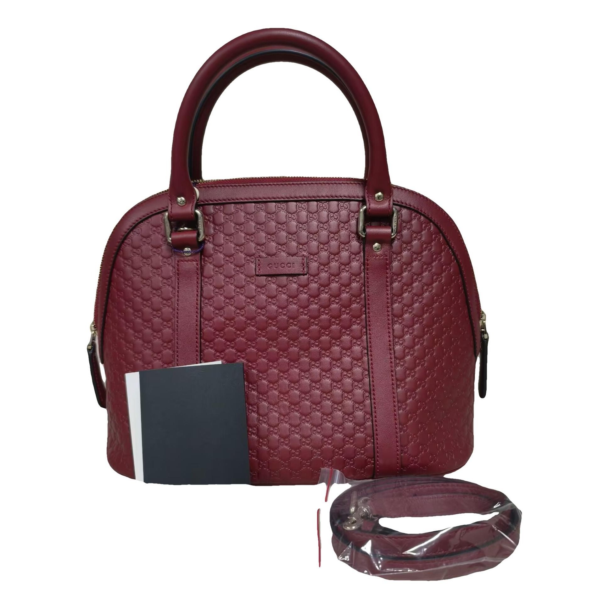Dôme leather handbag