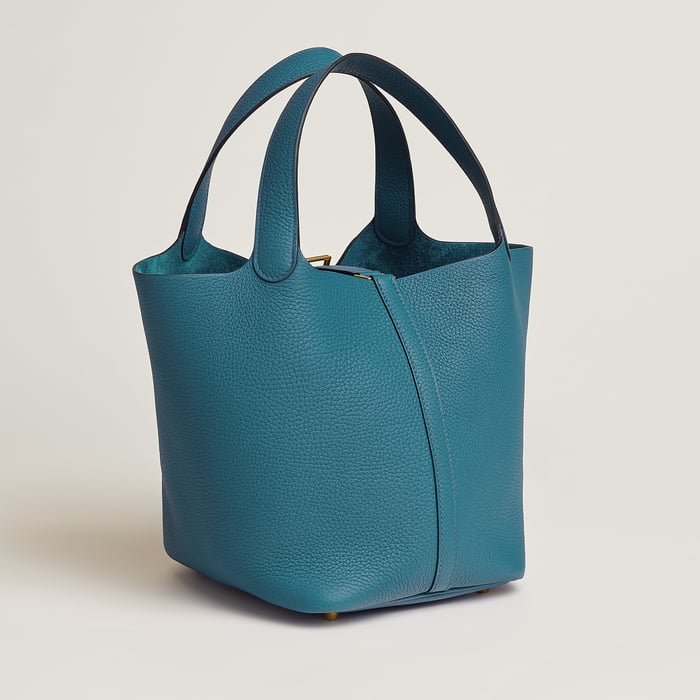 New Bleu Jean Picotin Lock 22 Bag