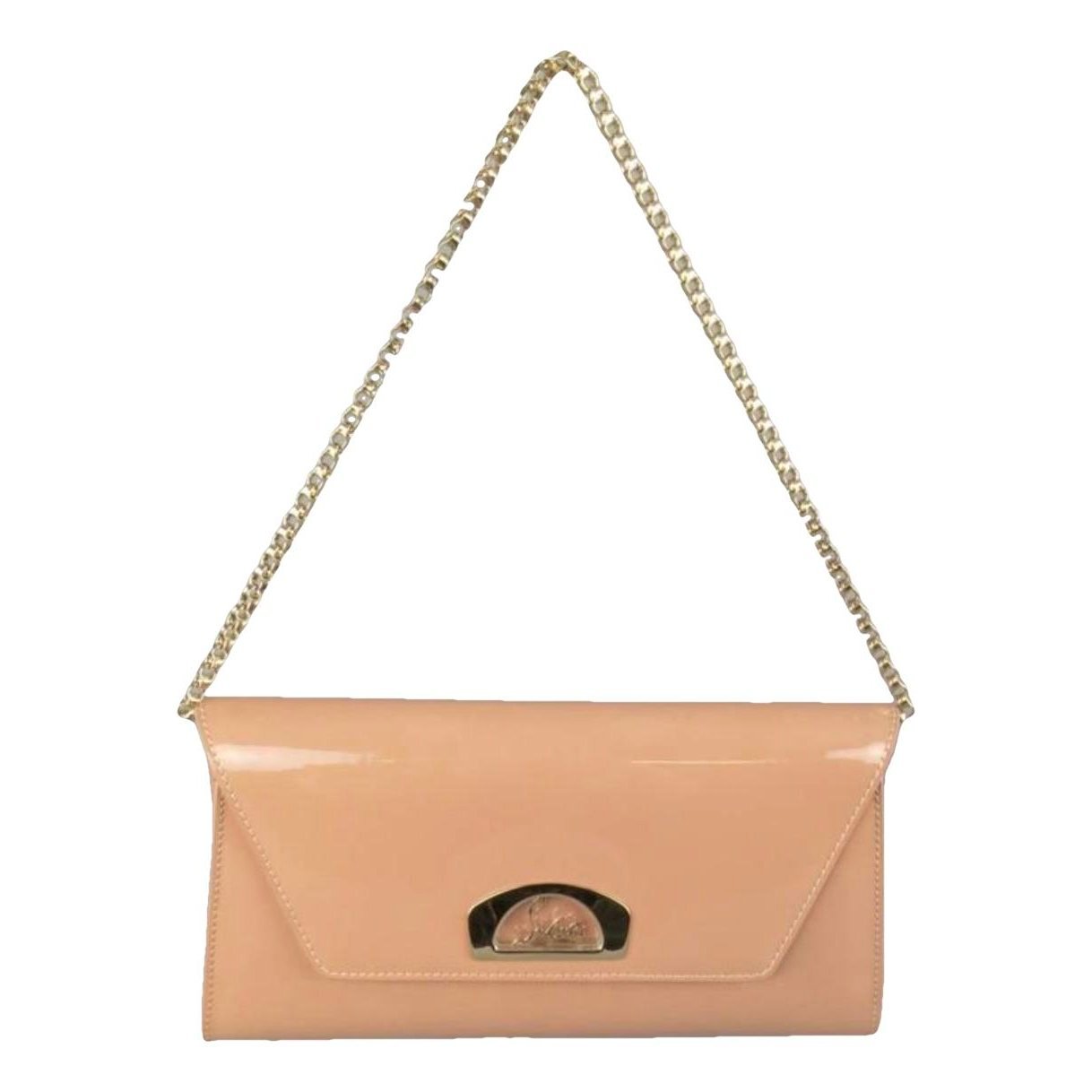 Patent leather clutch bag