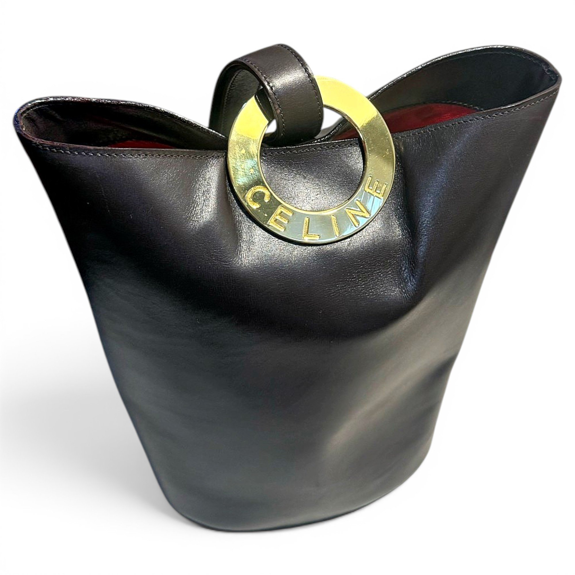 Cabas leather tote