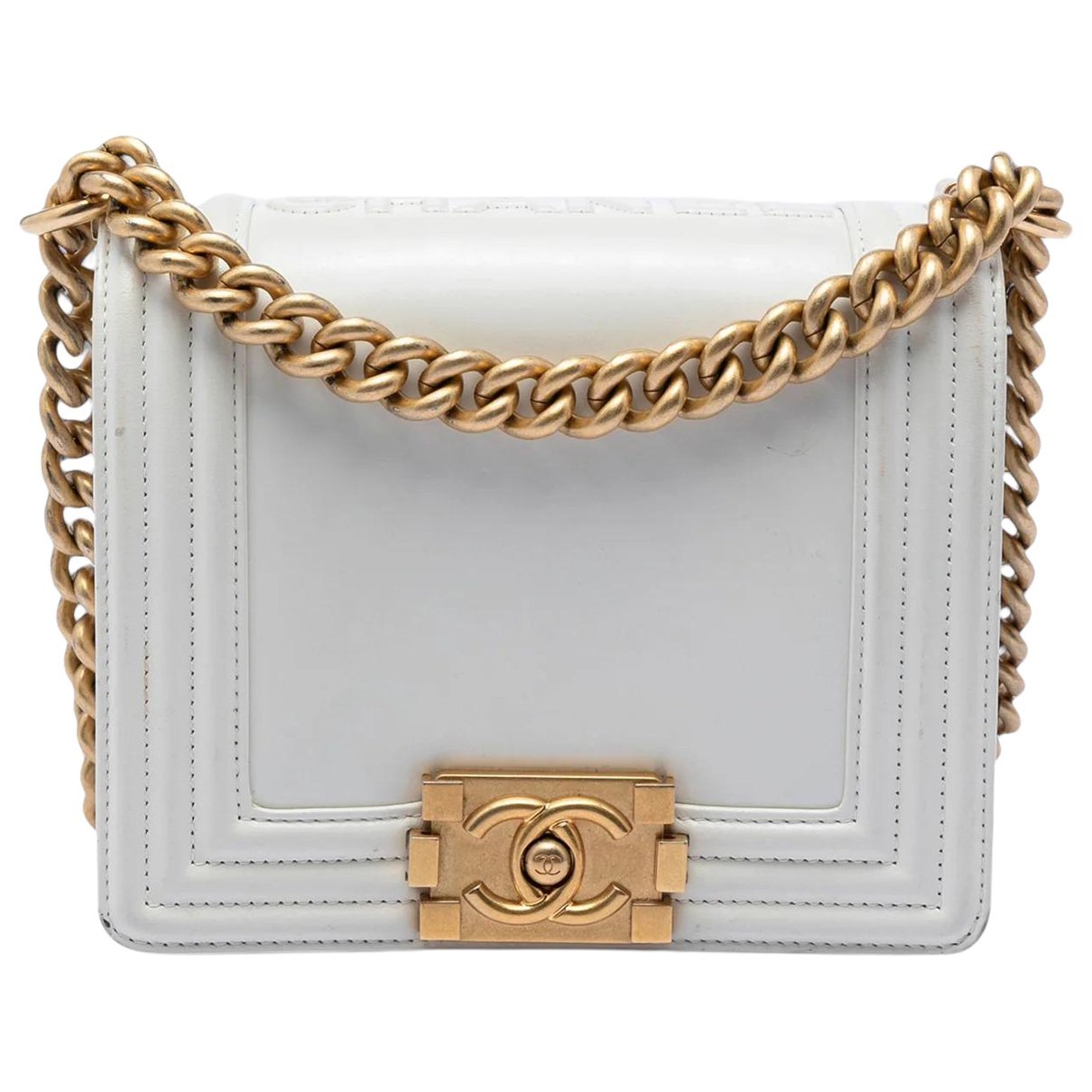 Boy leather crossbody bag