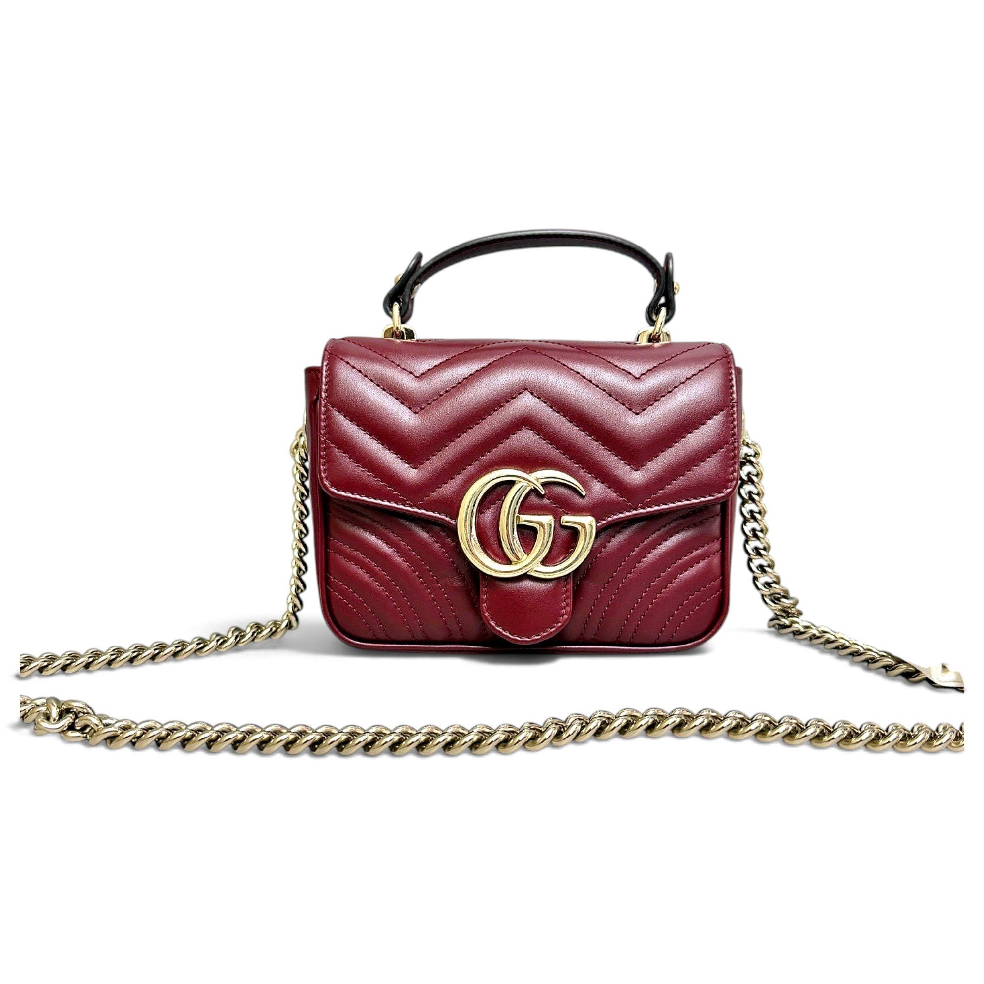 GG Marmont Flap leather handbag