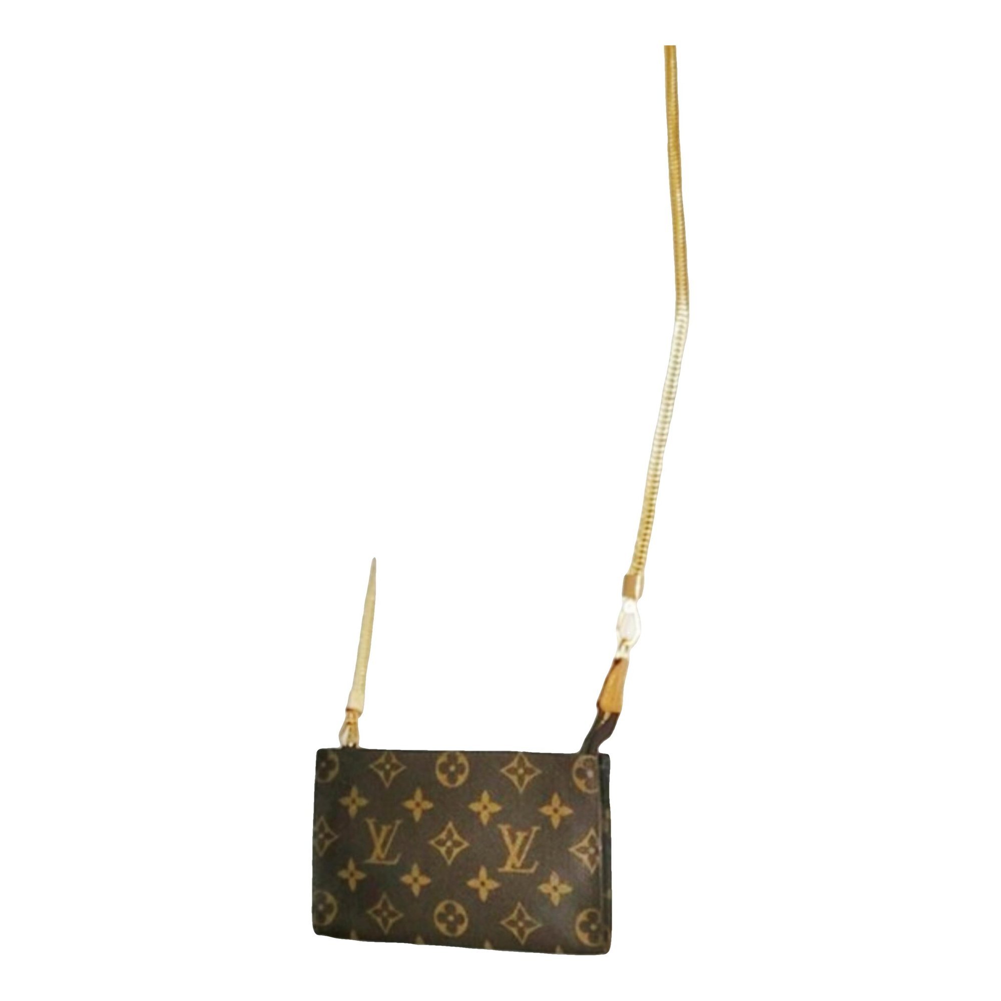Leather clutch bag