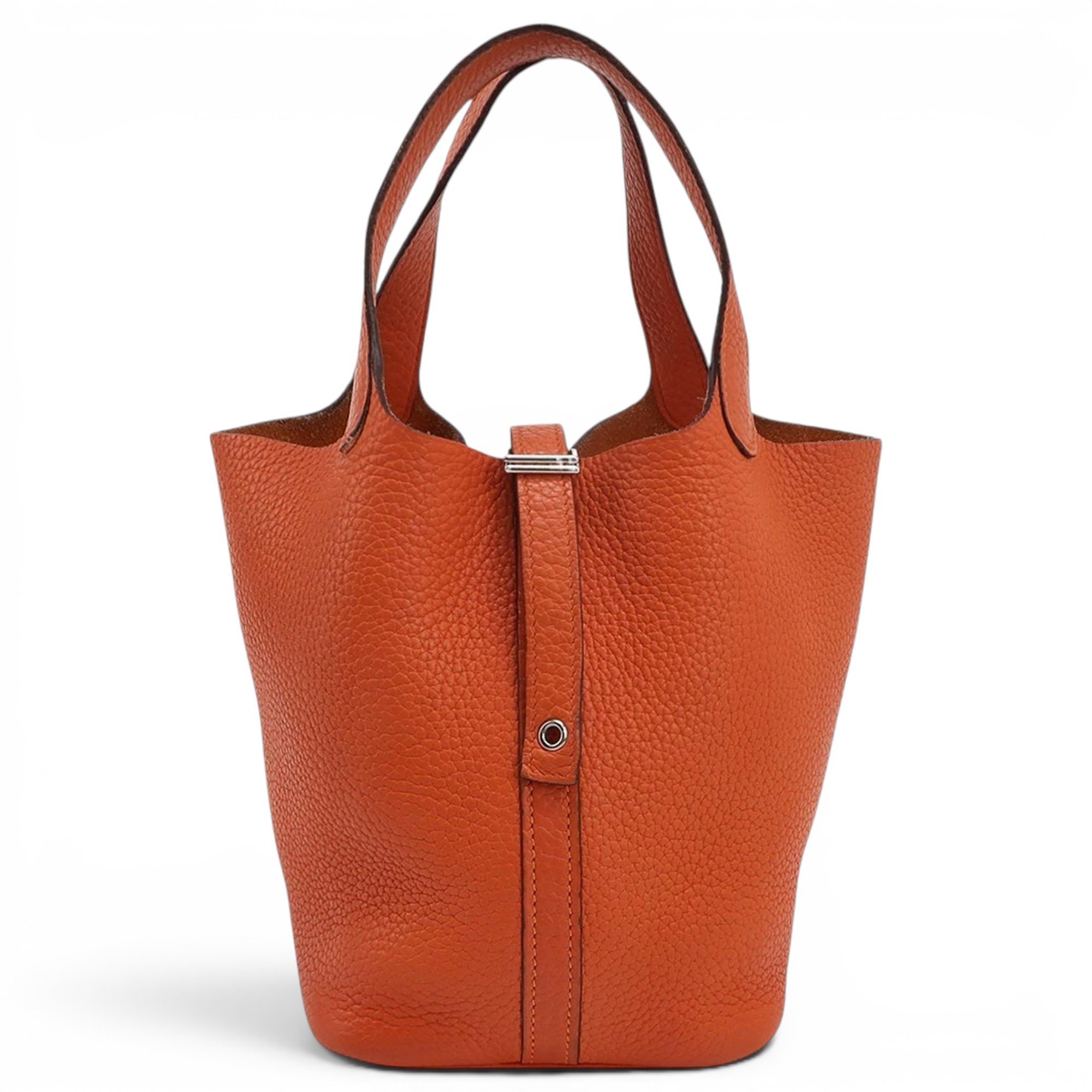 Picotin leather handbag