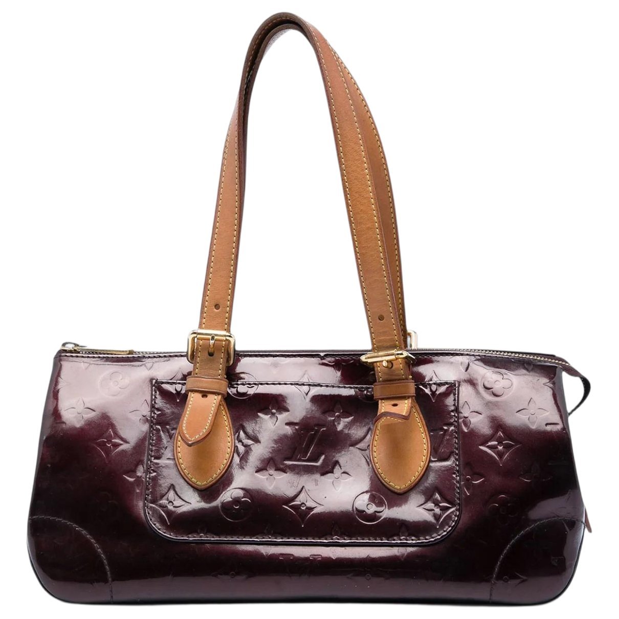 Rosewood leather handbag