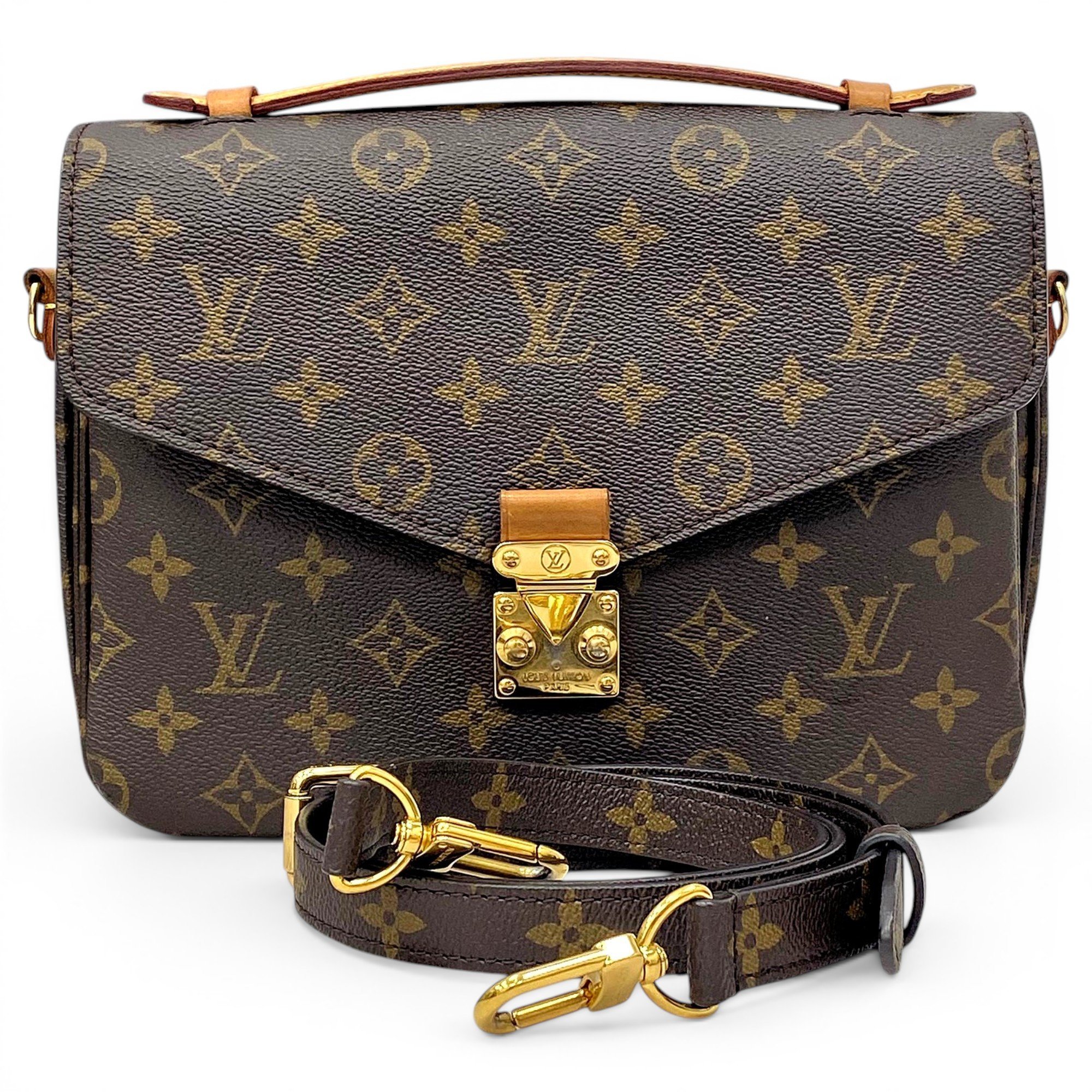 Metis leather handbag