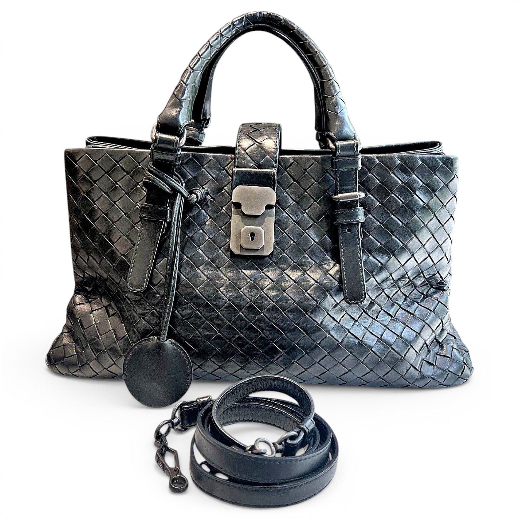 Roma leather handbag