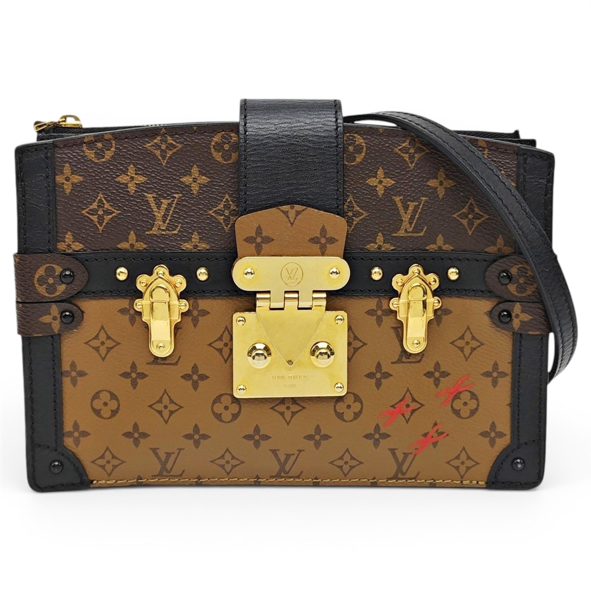 City Trunk leather handbag
