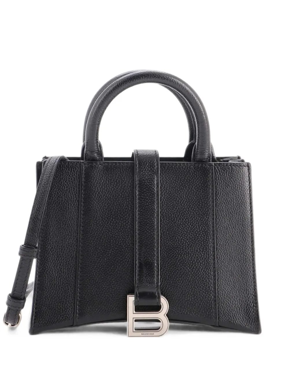 Hourglass East West Tote Leather XS satchel