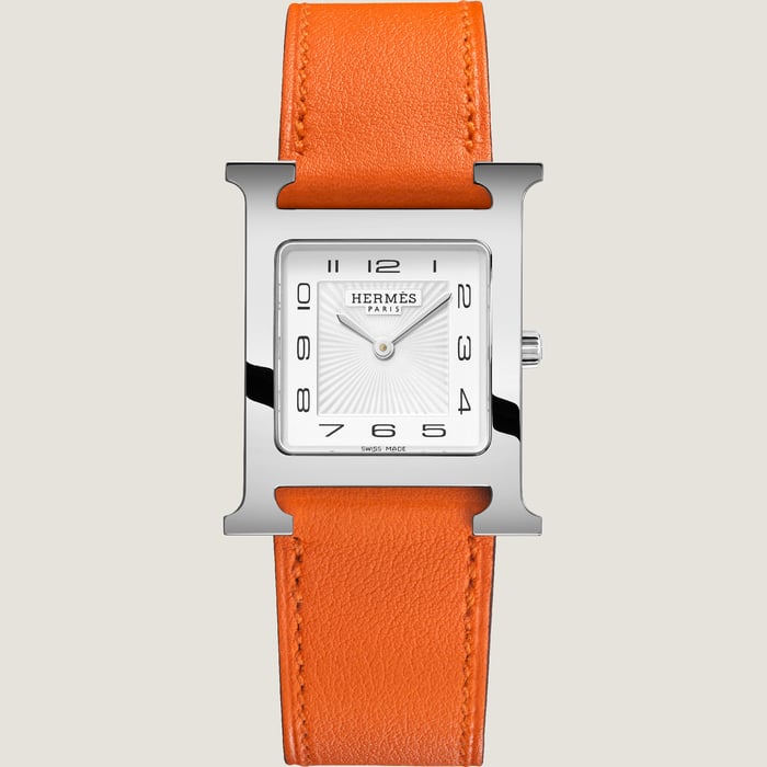 Orange Heure H Medium Model 30 MM Single Tour Watch Strap