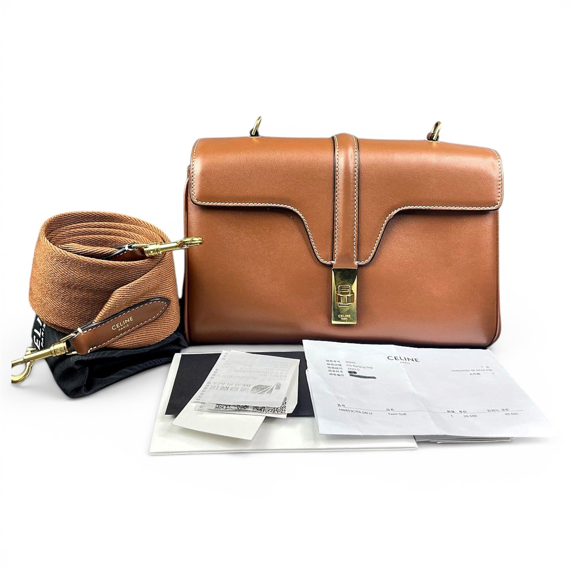 Sac 16 leather handbag