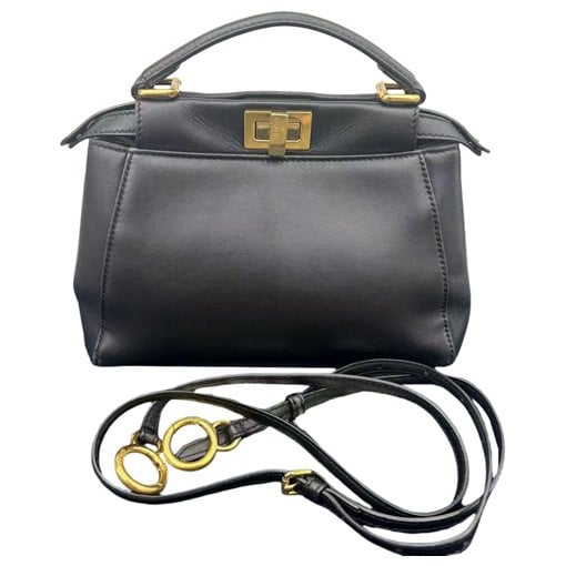 Peekaboo leather handbag