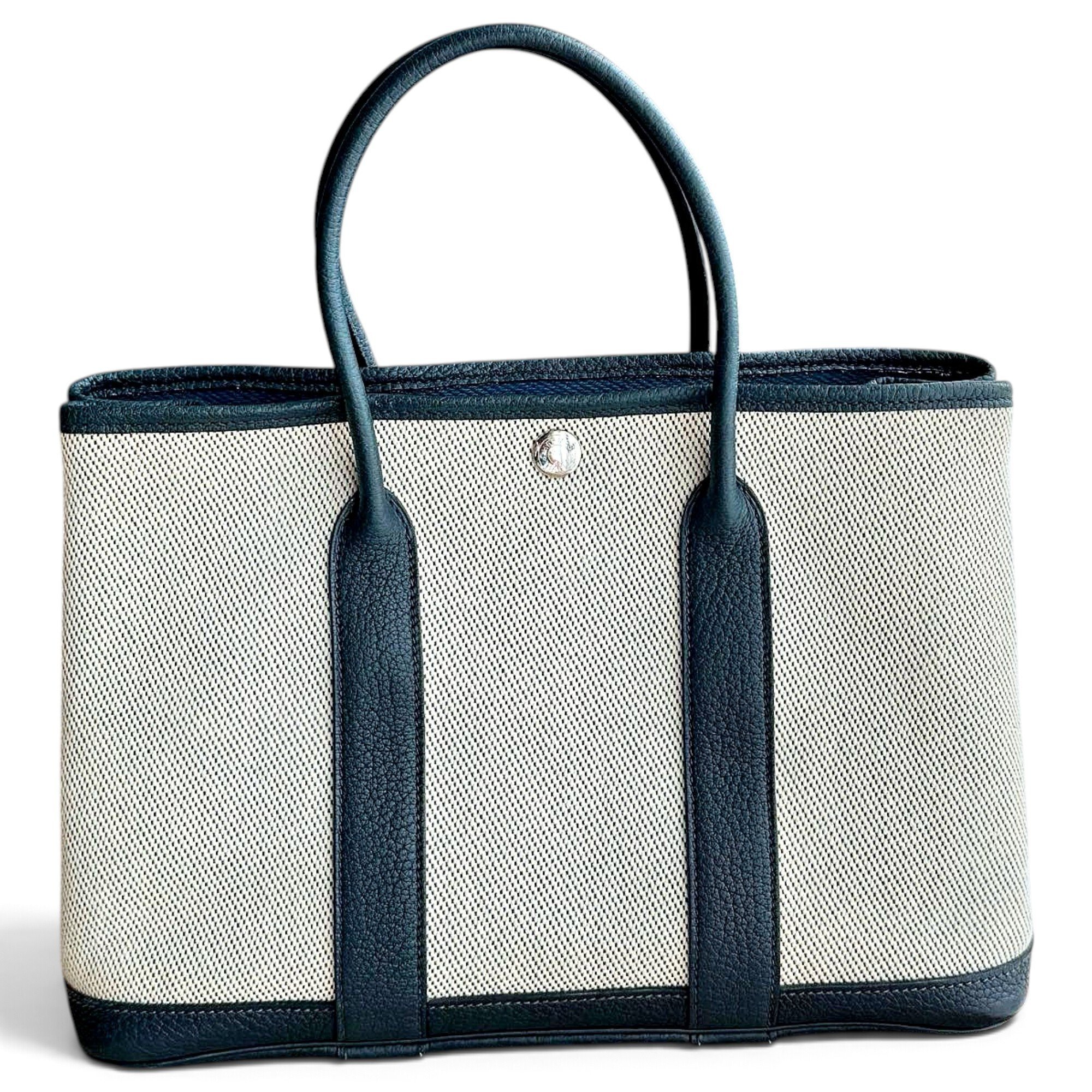 Garden Party leather handbag