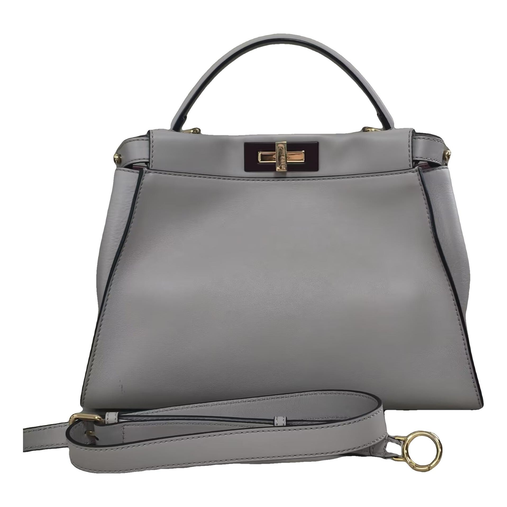 Peekaboo leather handbag