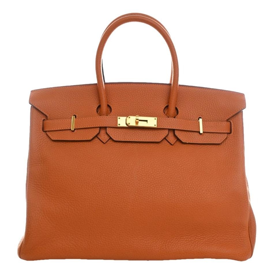 Birkin 35 leather tote