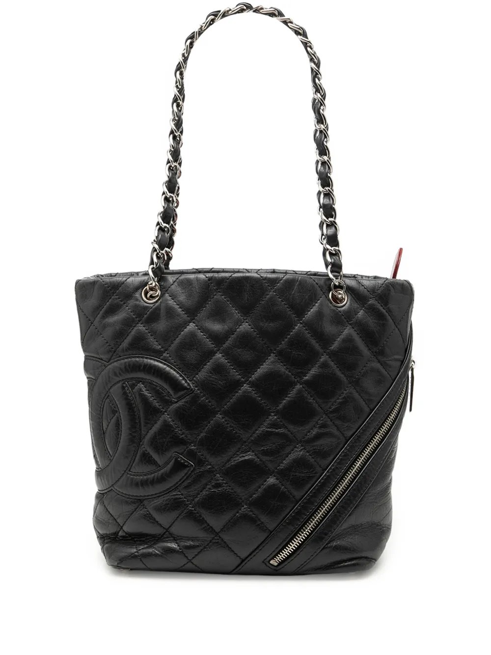 2006-2008 Small Quilted Aged Calfskin Cotton Club tote bag