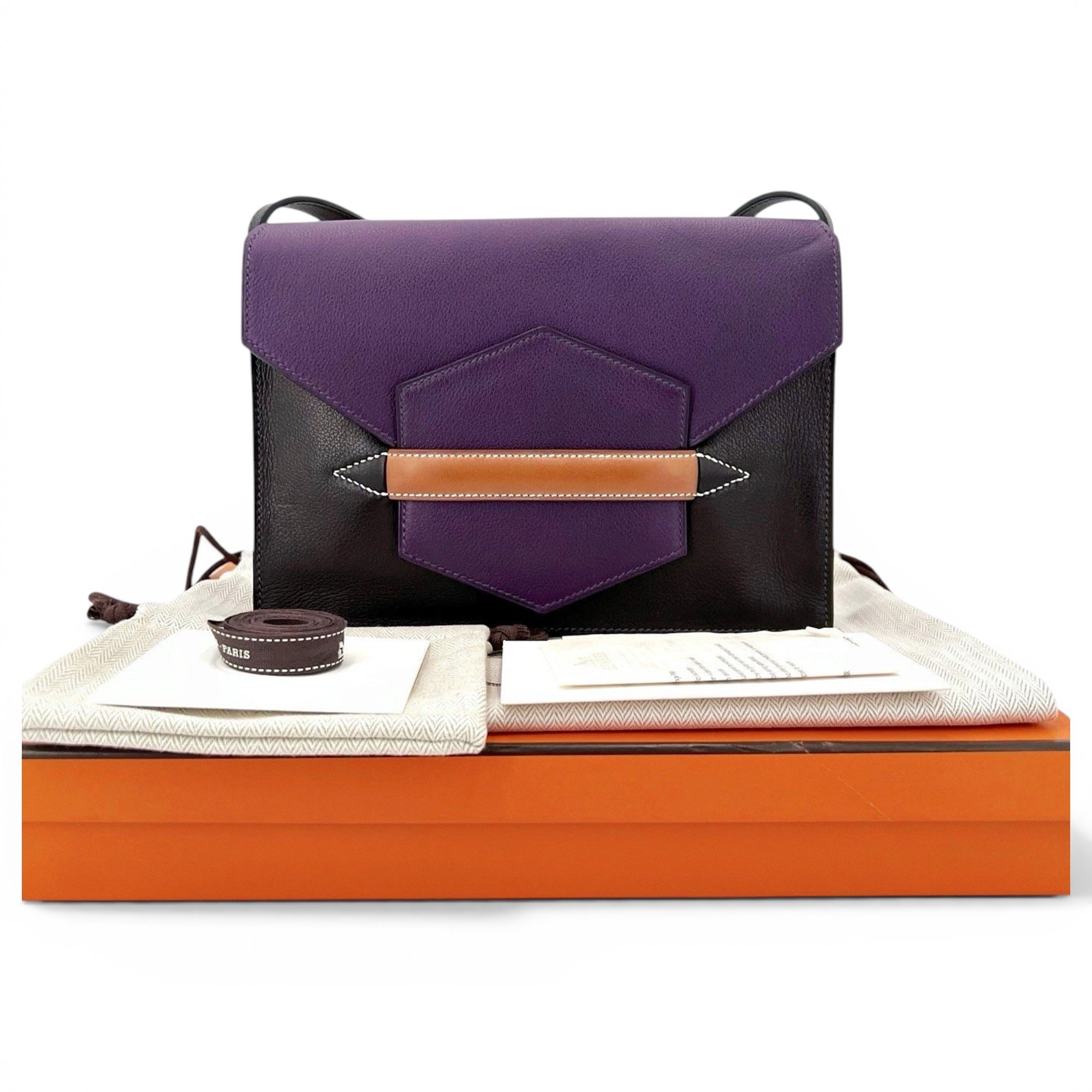Hermes Faco Handbag Black