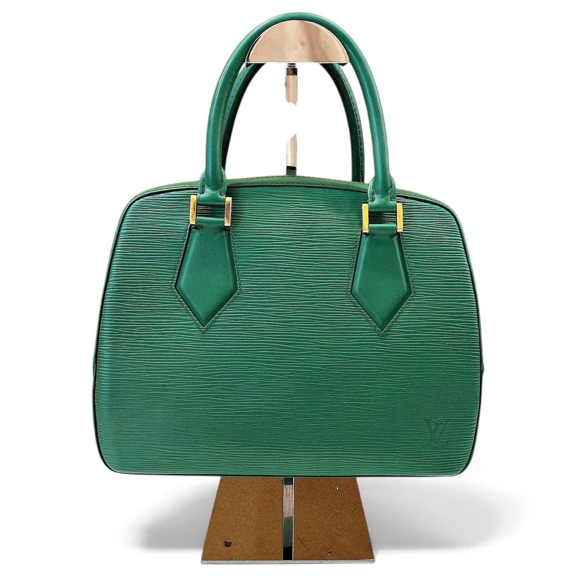 Sablon leather handbag